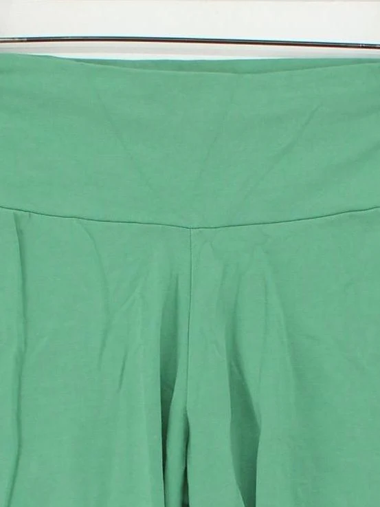 Adidas Women's Shorts S Green Cotton with Spandex Sweat - Image 3