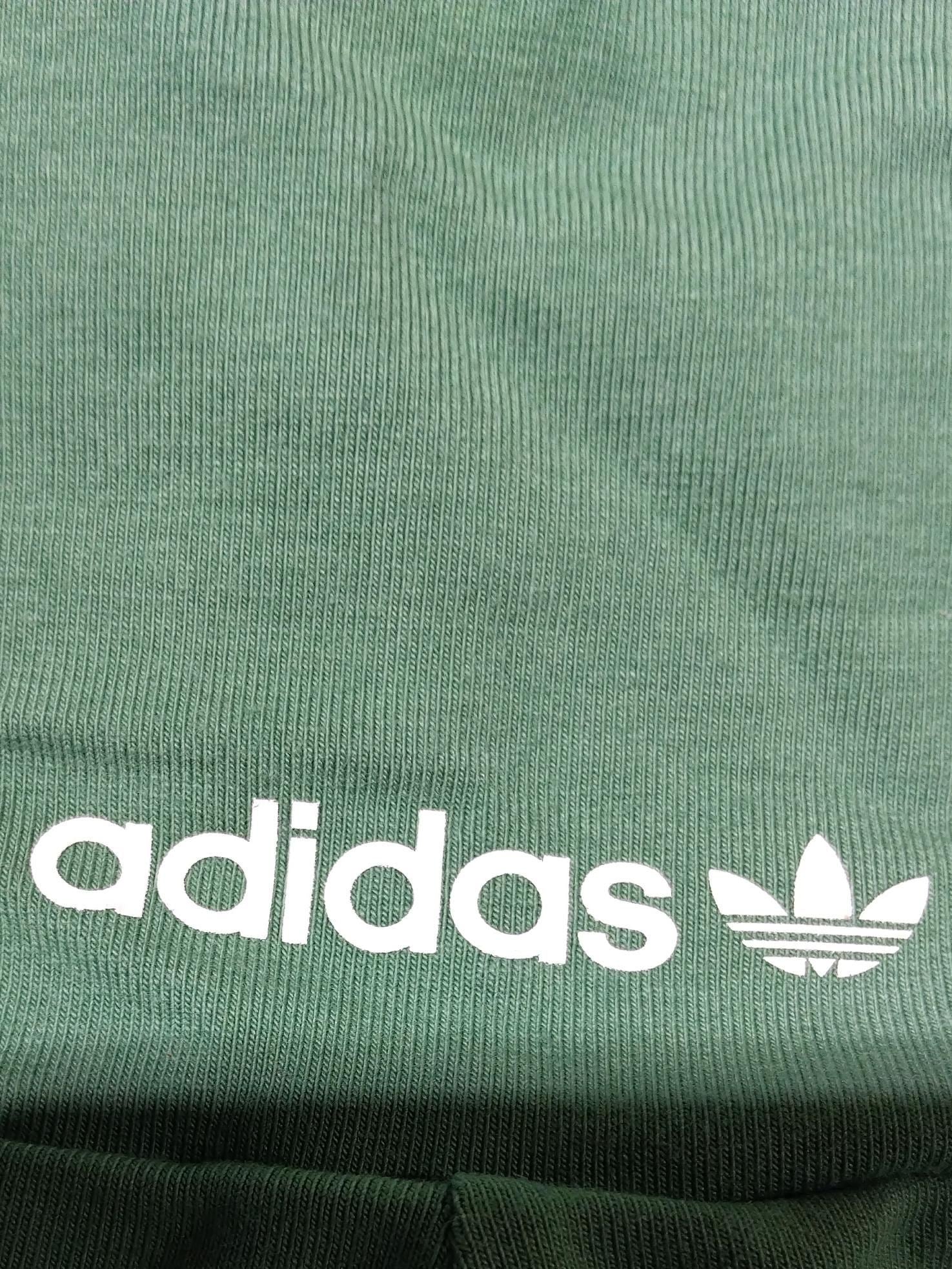 Adidas Women's Shorts S Green Cotton with Spandex Sweat - Image 5