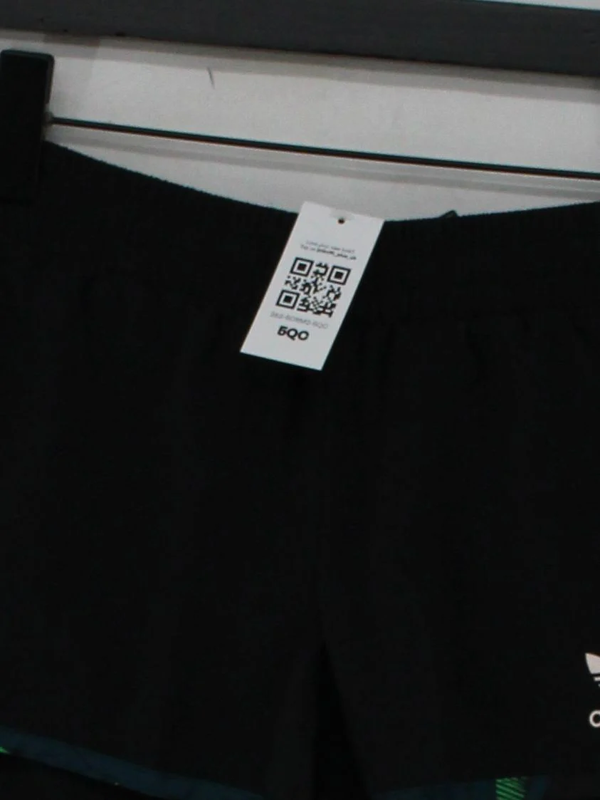 Adidas Women's Shorts UK 10 Black Polyester with Elastane Mom - Image 3