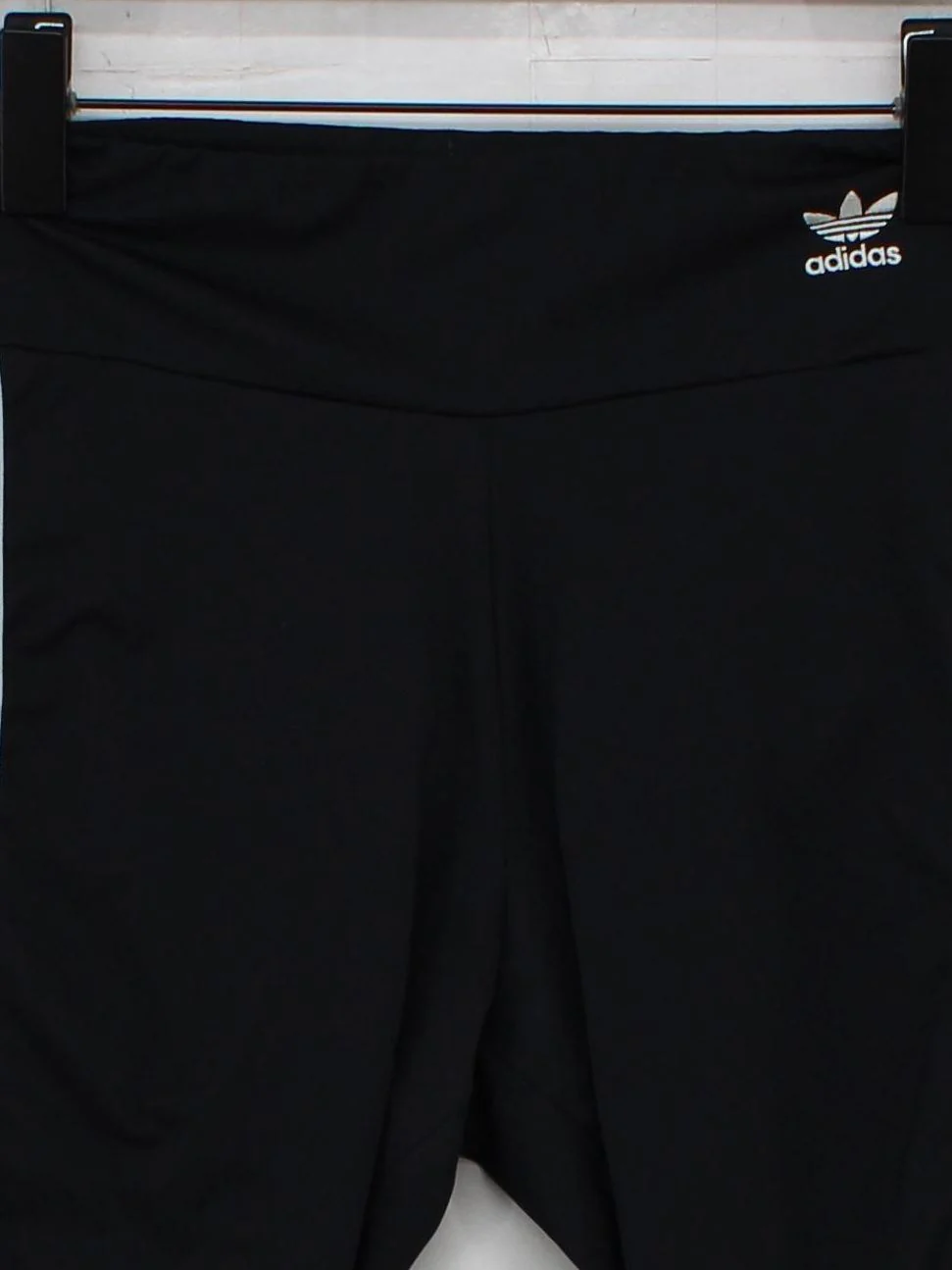 Adidas Women's Shorts UK 10 Black Polyester with Spandex Sweat - Image 3