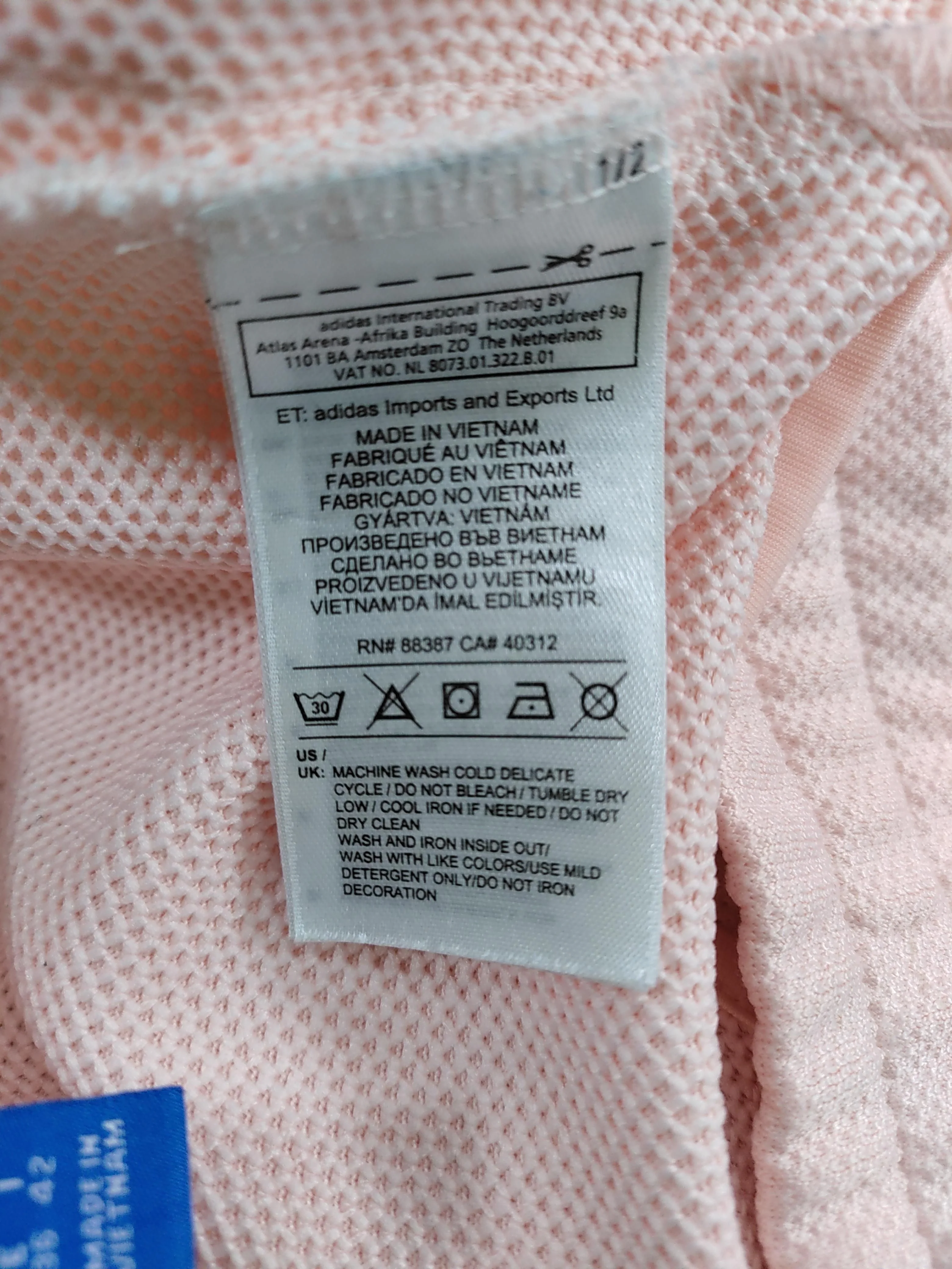 Adidas Women's Shorts UK 10 Pink 100% Polyester Sweat - Image 7