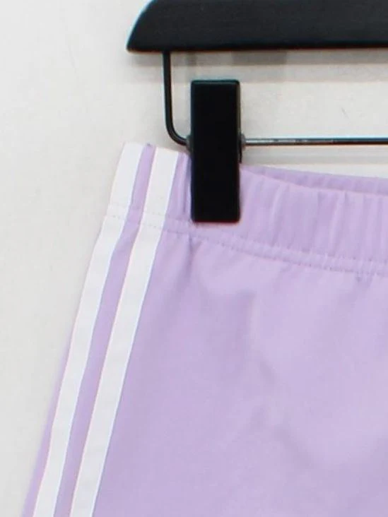 Adidas Women's Shorts UK 8 Purple 100% Polyester Sweat - Image 4