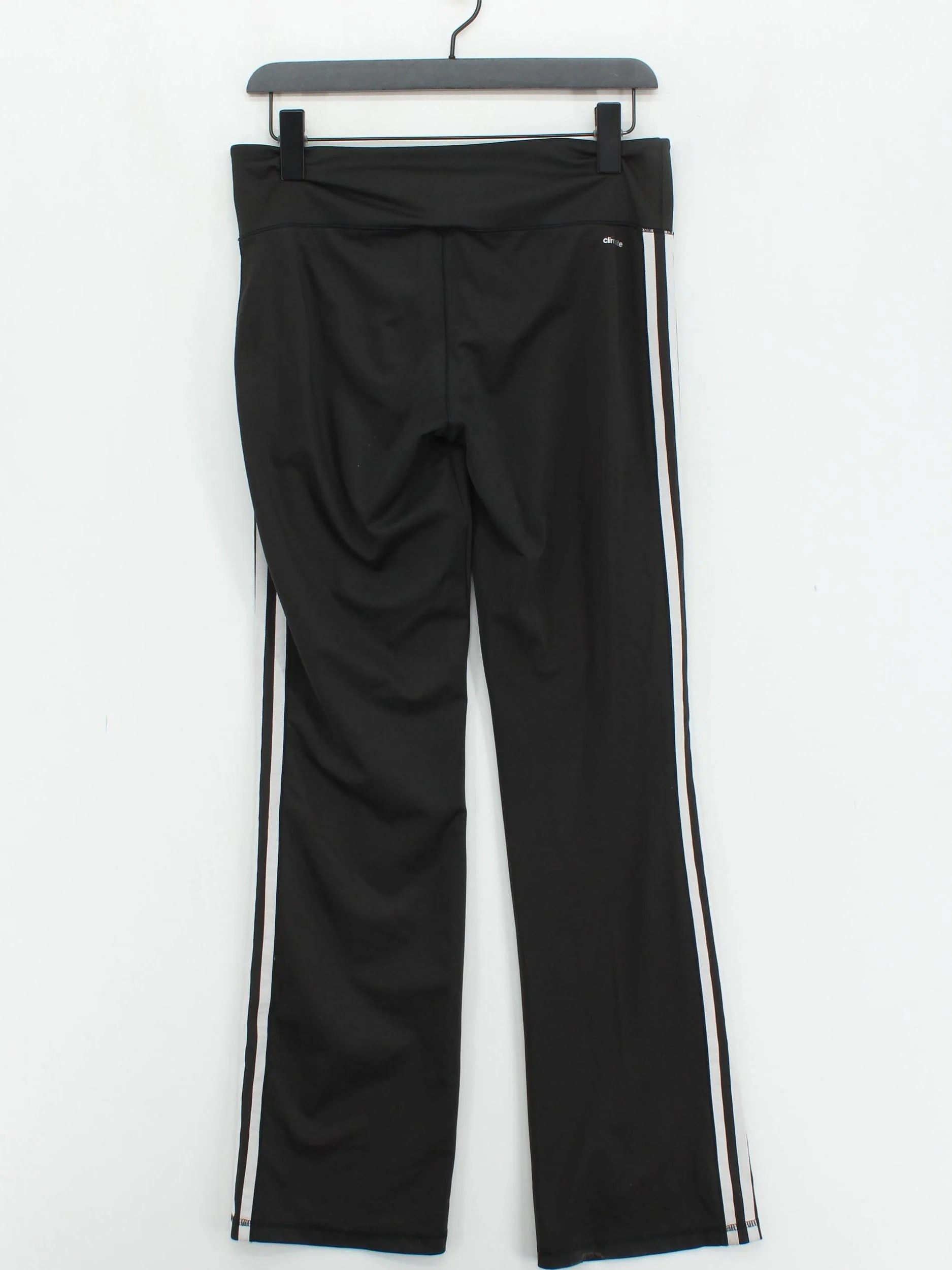 Adidas Women's Sports Bottoms M Black Polyester with Elastane Sweatpants - Image 2