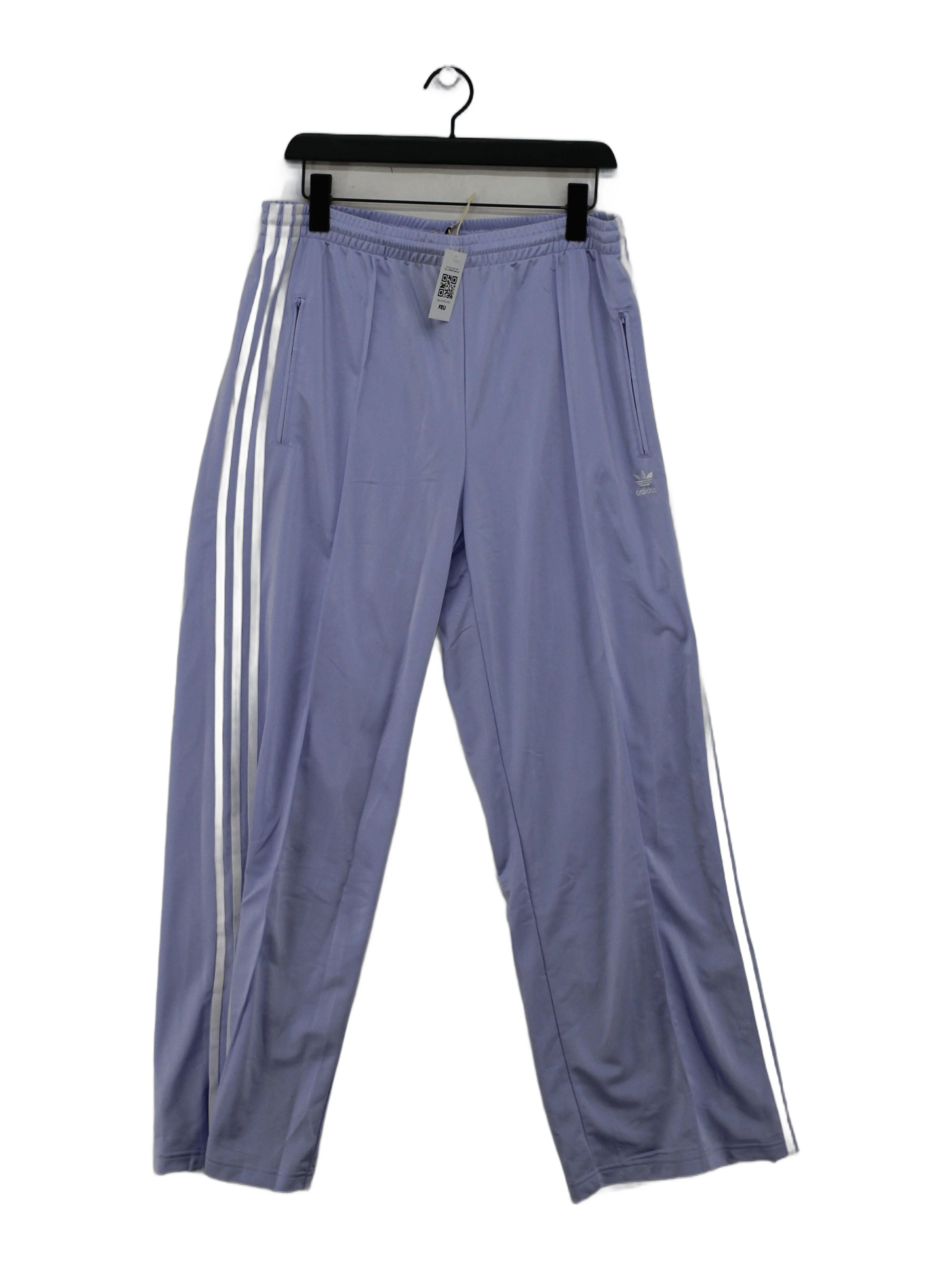Adidas Women's Sports Bottoms M Purple 100% Polyester Sweatpants