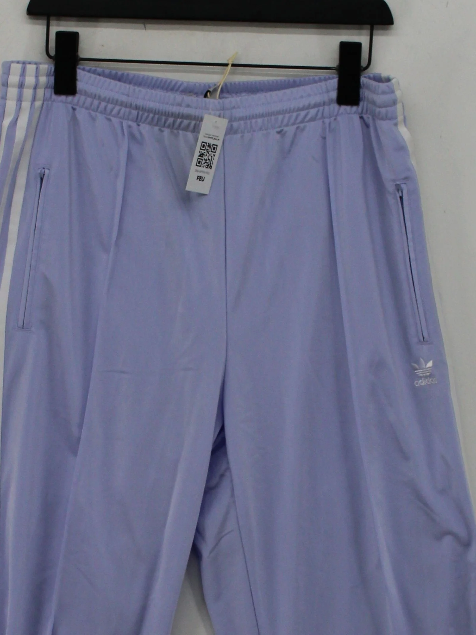 Adidas Women's Sports Bottoms M Purple 100% Polyester Sweatpants - Image 3