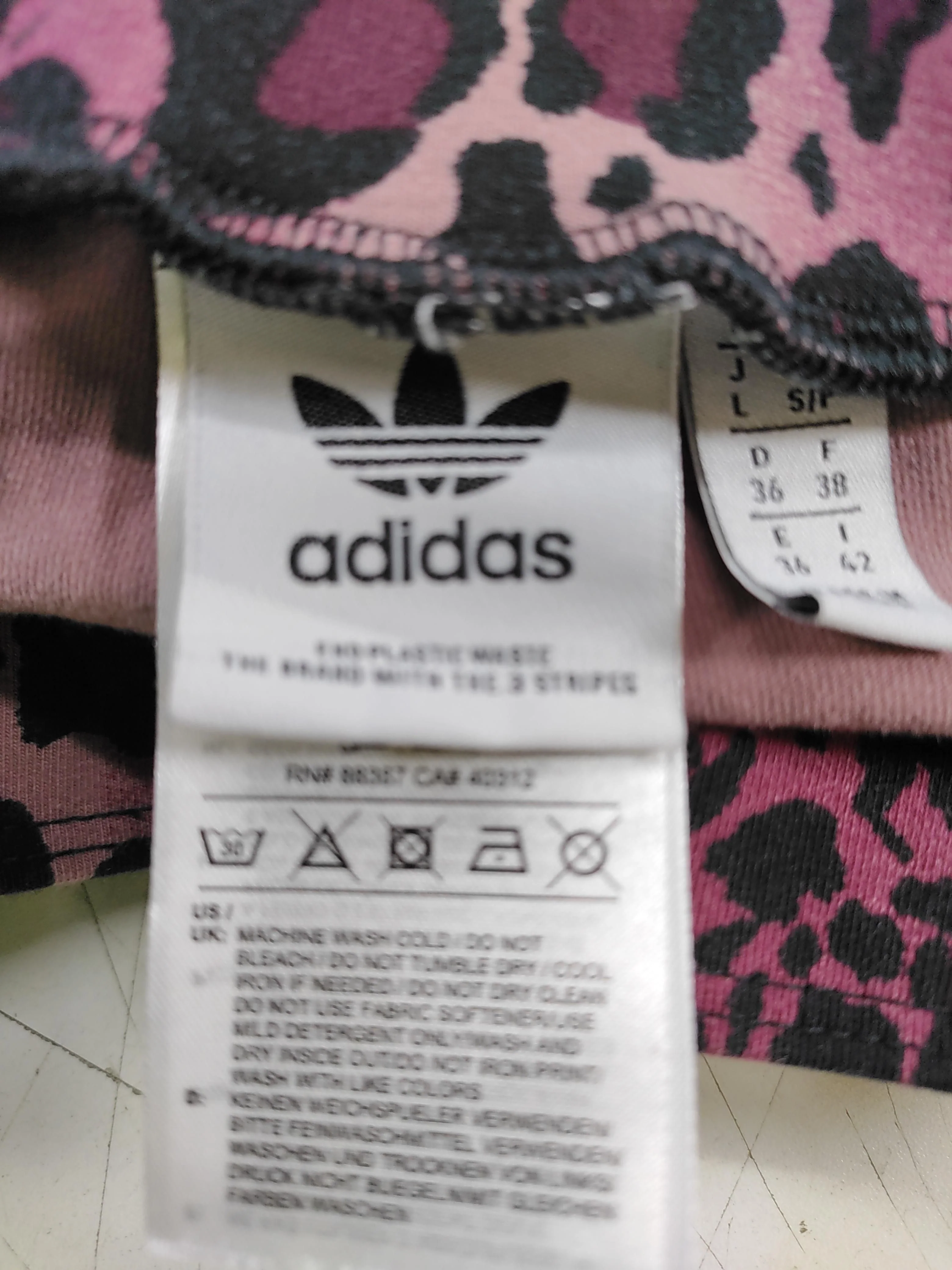 Adidas Women's Sports Bottoms UK 10 Multi Nylon with Elastane Sweatpants - Image 5