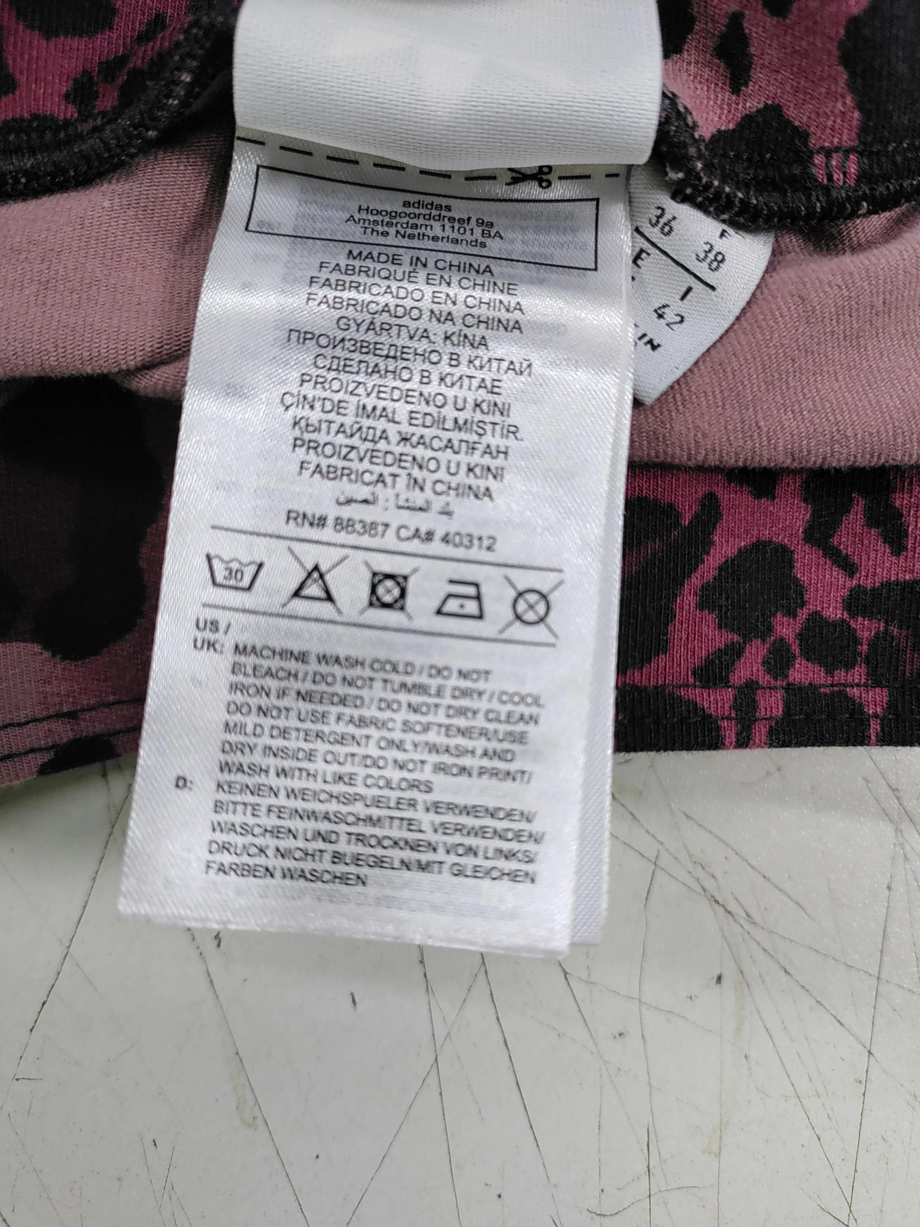 Adidas Women's Sports Bottoms UK 10 Multi Nylon with Elastane Sweatpants - Image 6