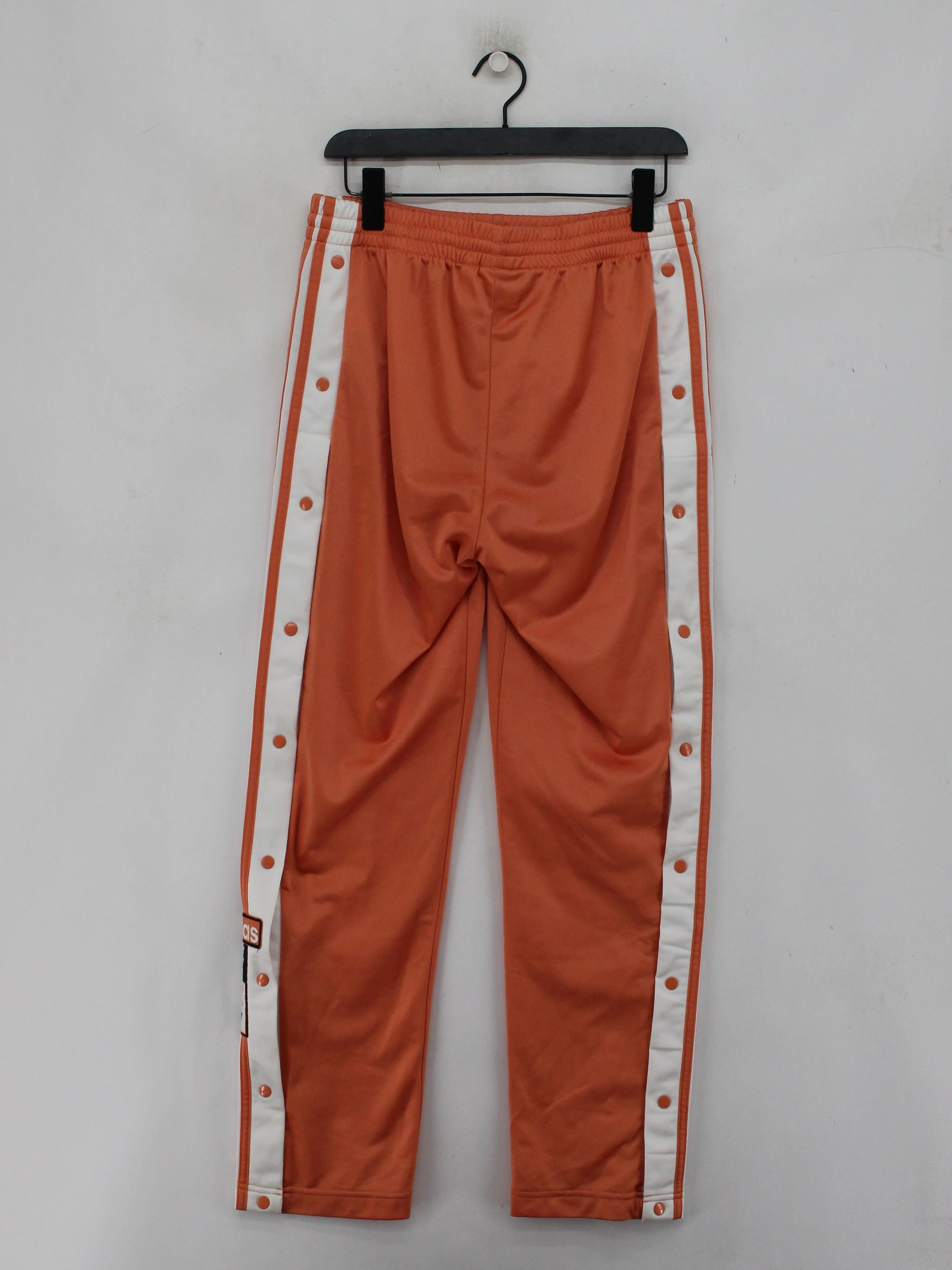 Adidas Women's Sports Bottoms UK 10 Orange 100% Polyester Sweatpants - Image 2