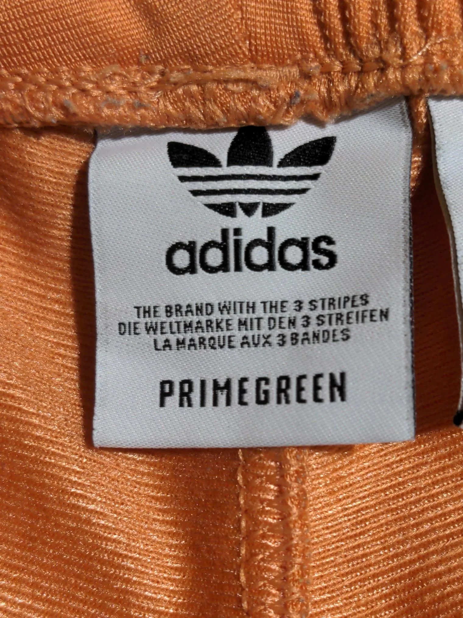 Adidas Women's Sports Bottoms UK 10 Orange 100% Polyester Sweatpants - Image 5