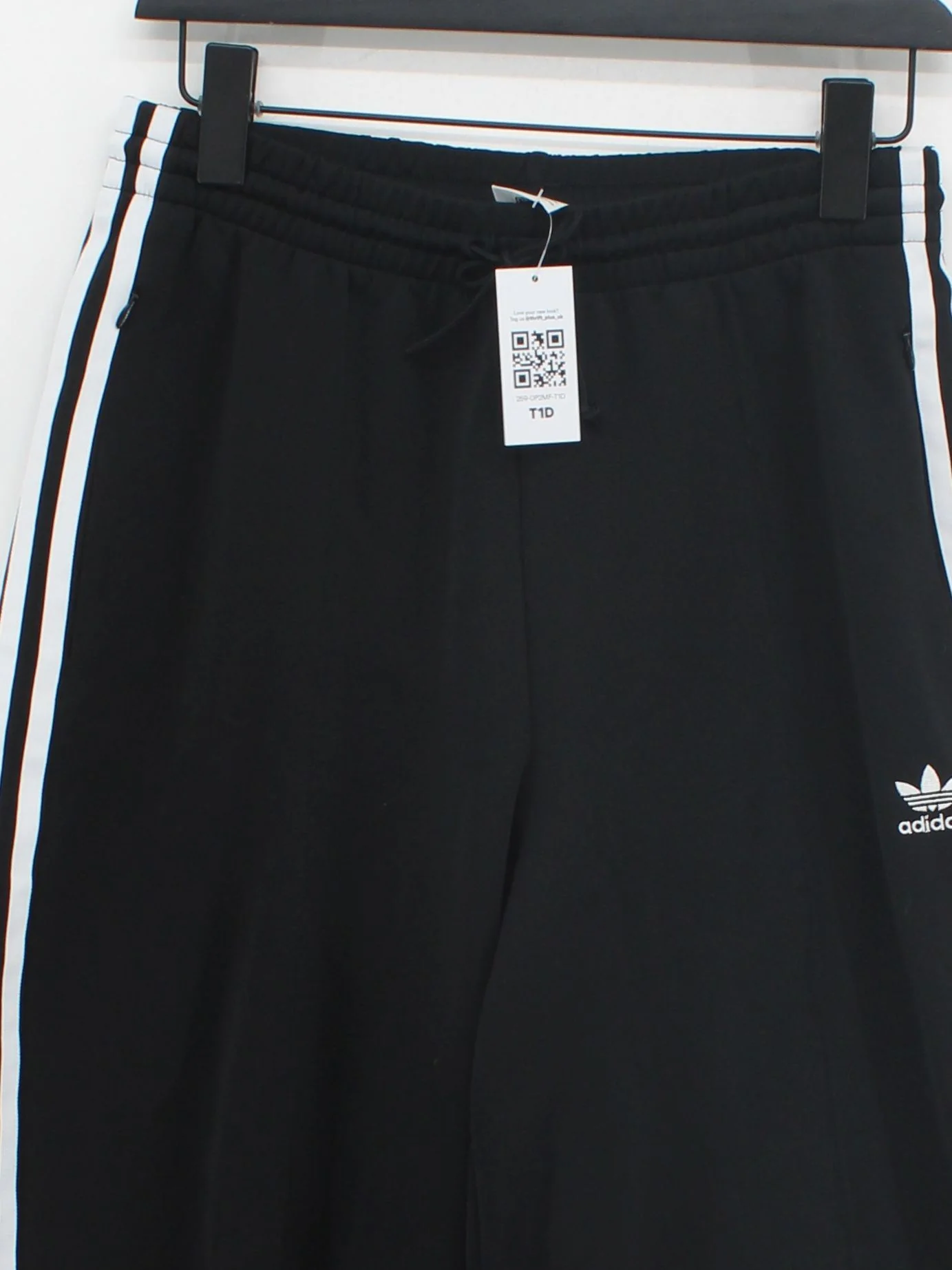 Adidas Women's Sports Bottoms UK 12 Black Cotton - Image 3