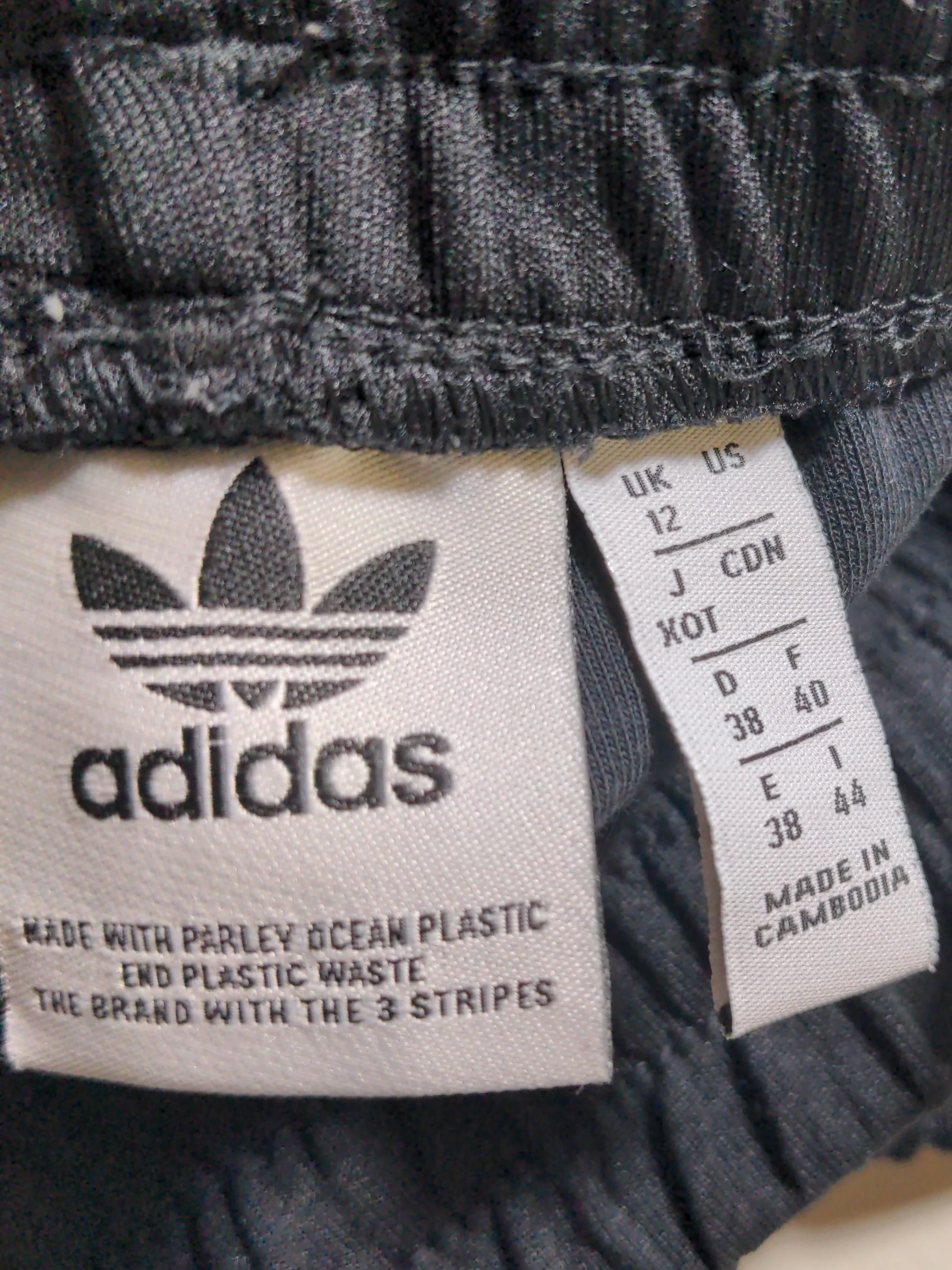 Adidas Women's Sports Bottoms UK 12 Black Cotton - Image 5