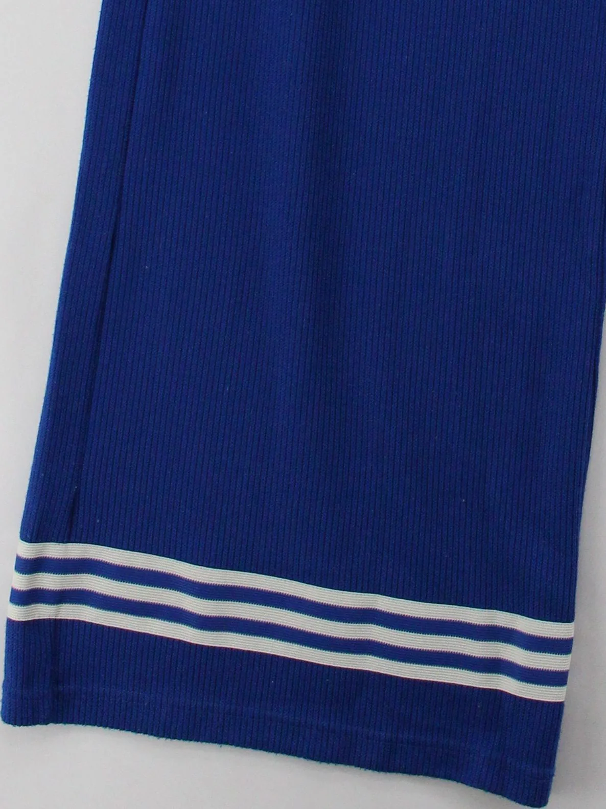 Adidas Women's Sports Bottoms UK 16 Blue Polyester with Spandex Sweatpants - Image 4