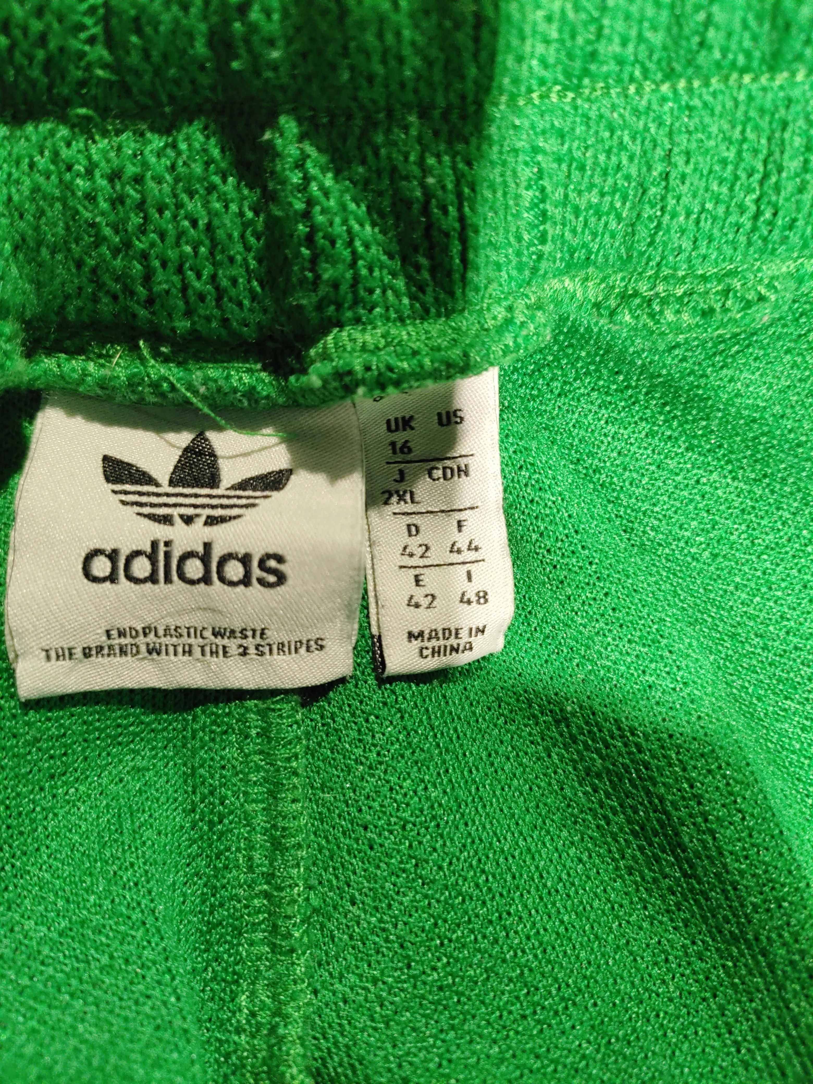 Adidas Women's Sports Bottoms UK 16 Green Polyester with Elastane Sweatpants - Image 5