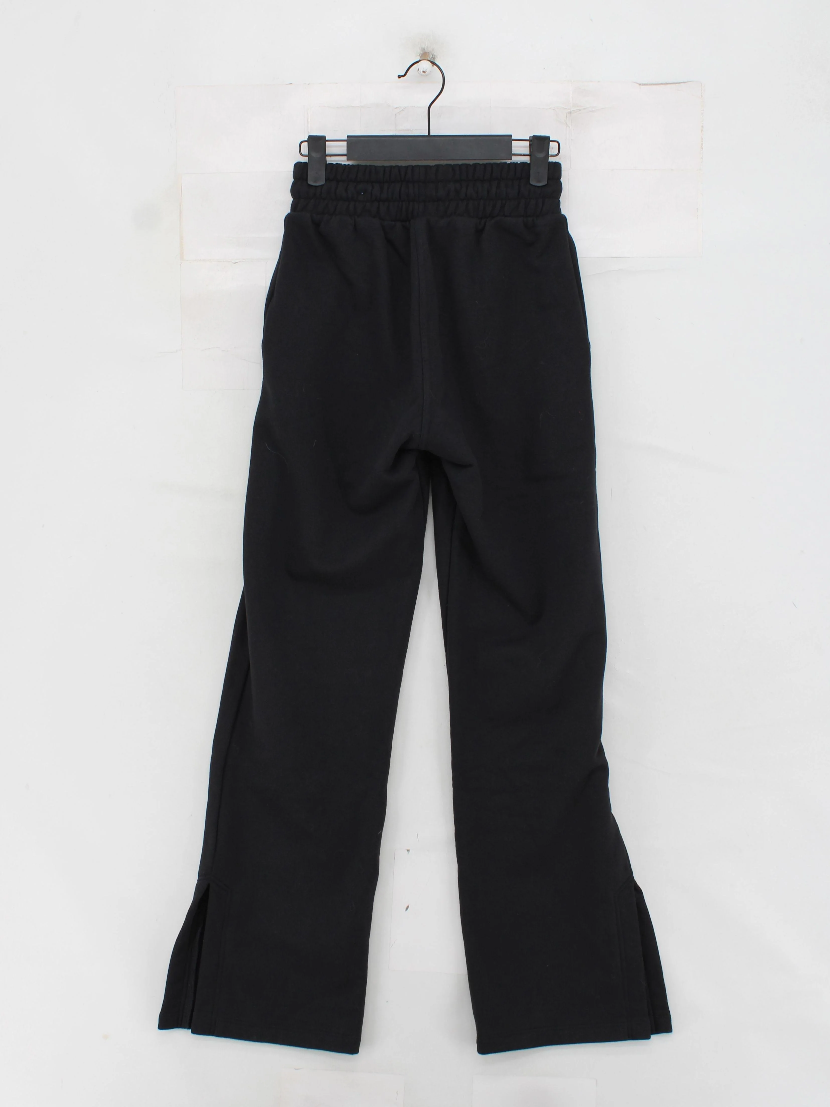Adidas Women's Sports Bottoms UK 4 Black Cotton with Polyester Sweatpants - Image 2