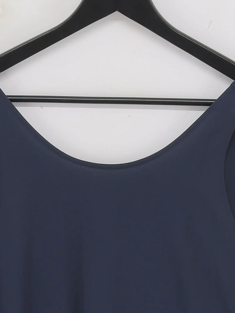 Adidas Women's T-Shirt L Blue Polyester with Rayon, Spandex Basic New with tags - Image 3