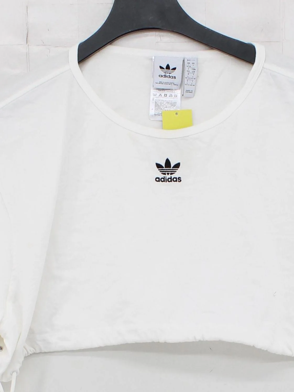 Adidas Women's T-Shirt L White 100% Cotton Basic - Image 3