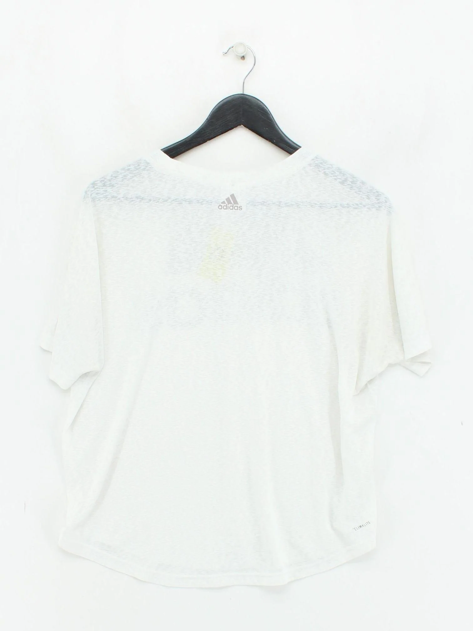 Adidas Women's T-Shirt M White Graphic 100% Polyester Basic - Image 2