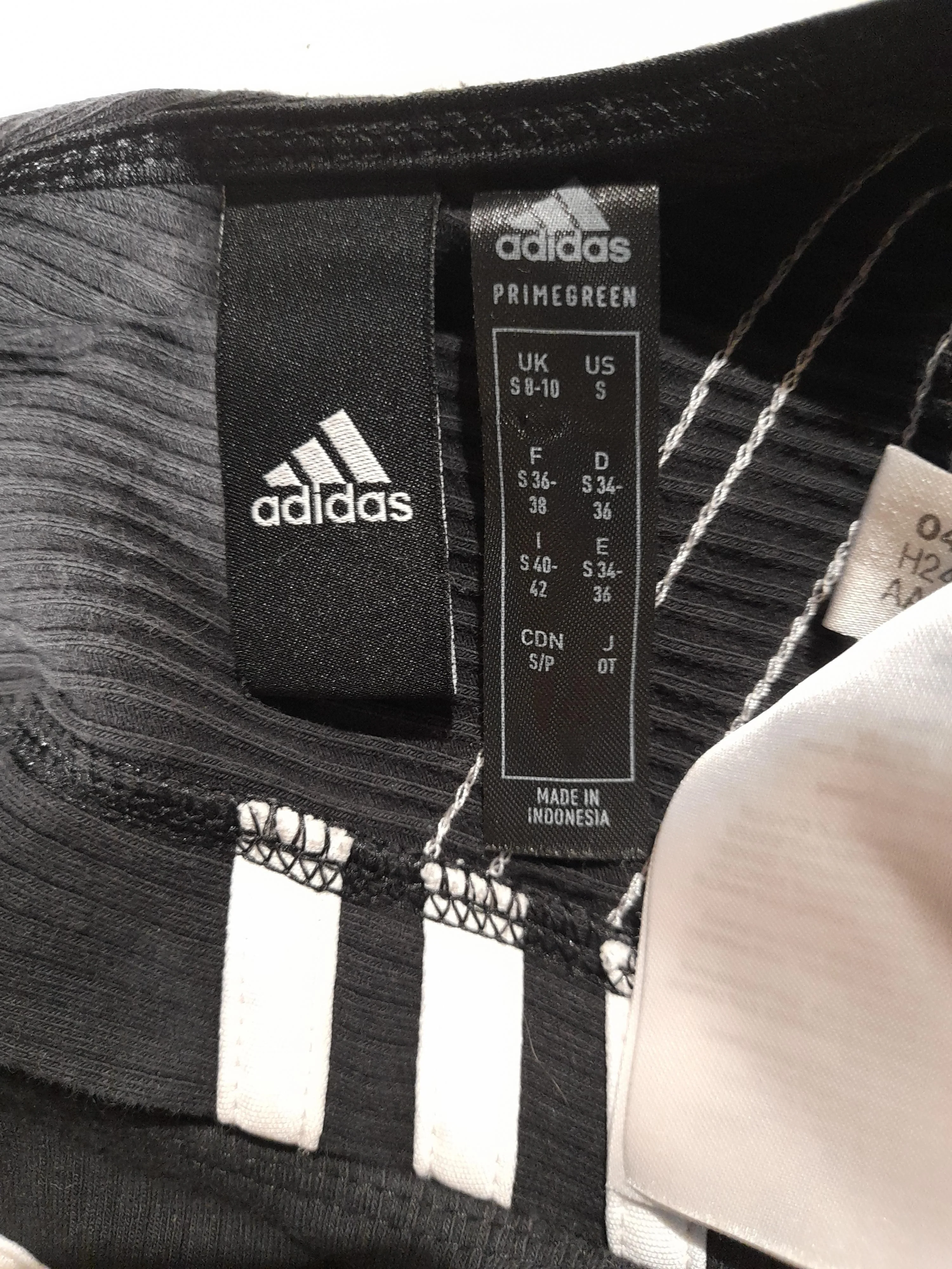 Adidas Women's T-Shirt S Black Cotton with Polyester, Elastane Sleeveless Basic - Image 5