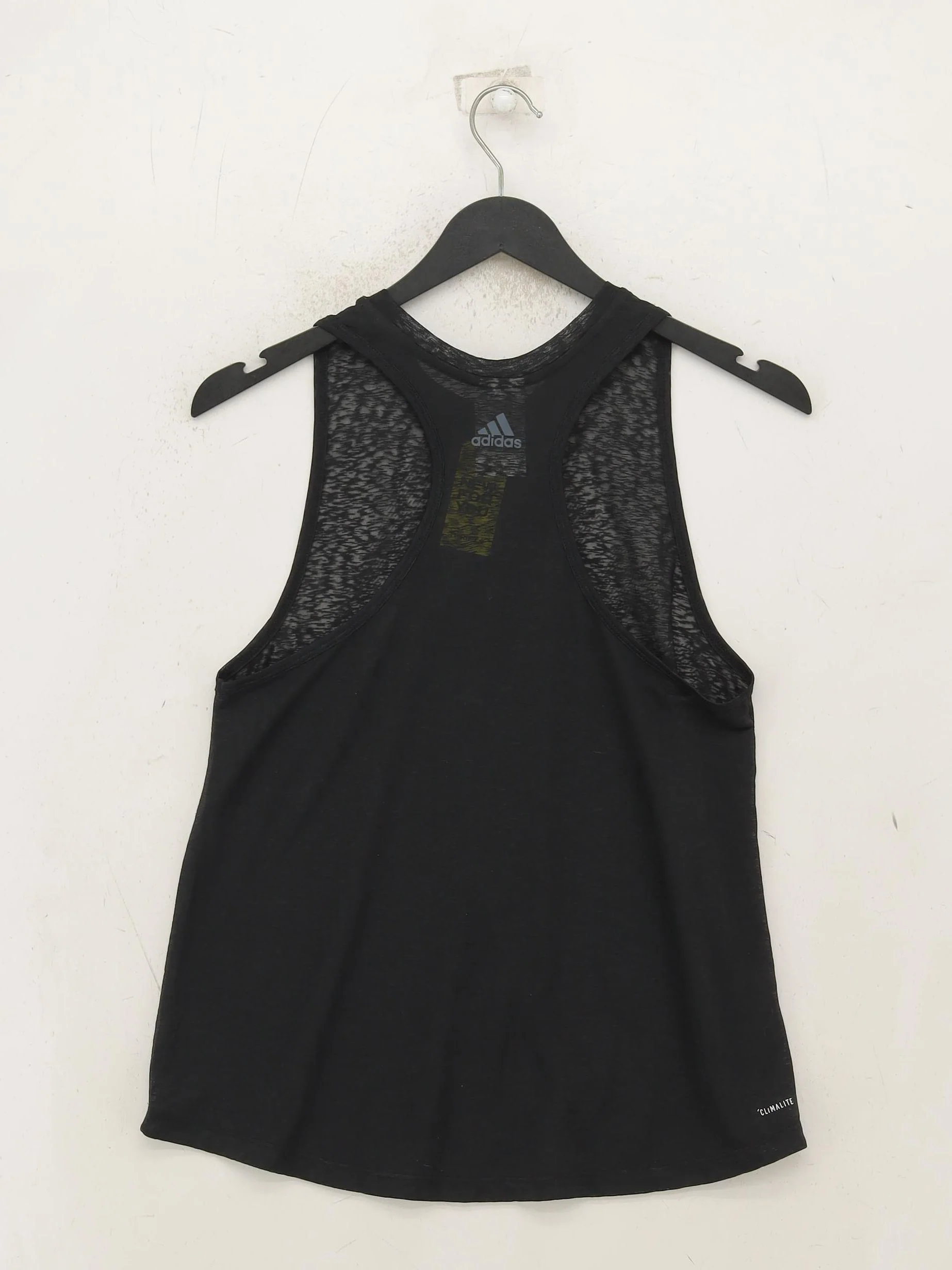 Adidas Women's T-Shirt S Black Graphic 100% Polyester Sleeveless Basic - Image 2