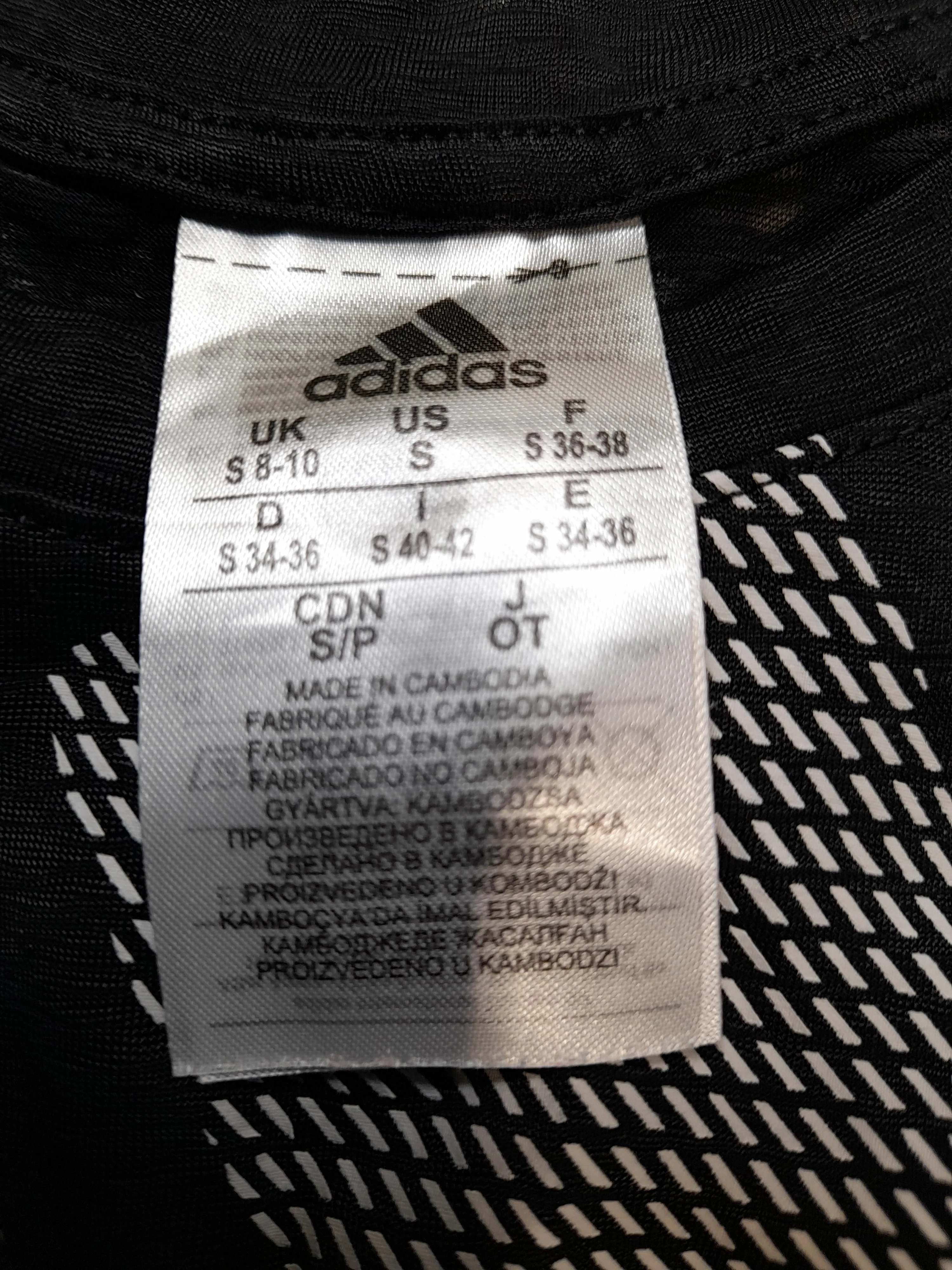 Adidas Women's T-Shirt S Black Graphic 100% Polyester Sleeveless Basic - Image 5