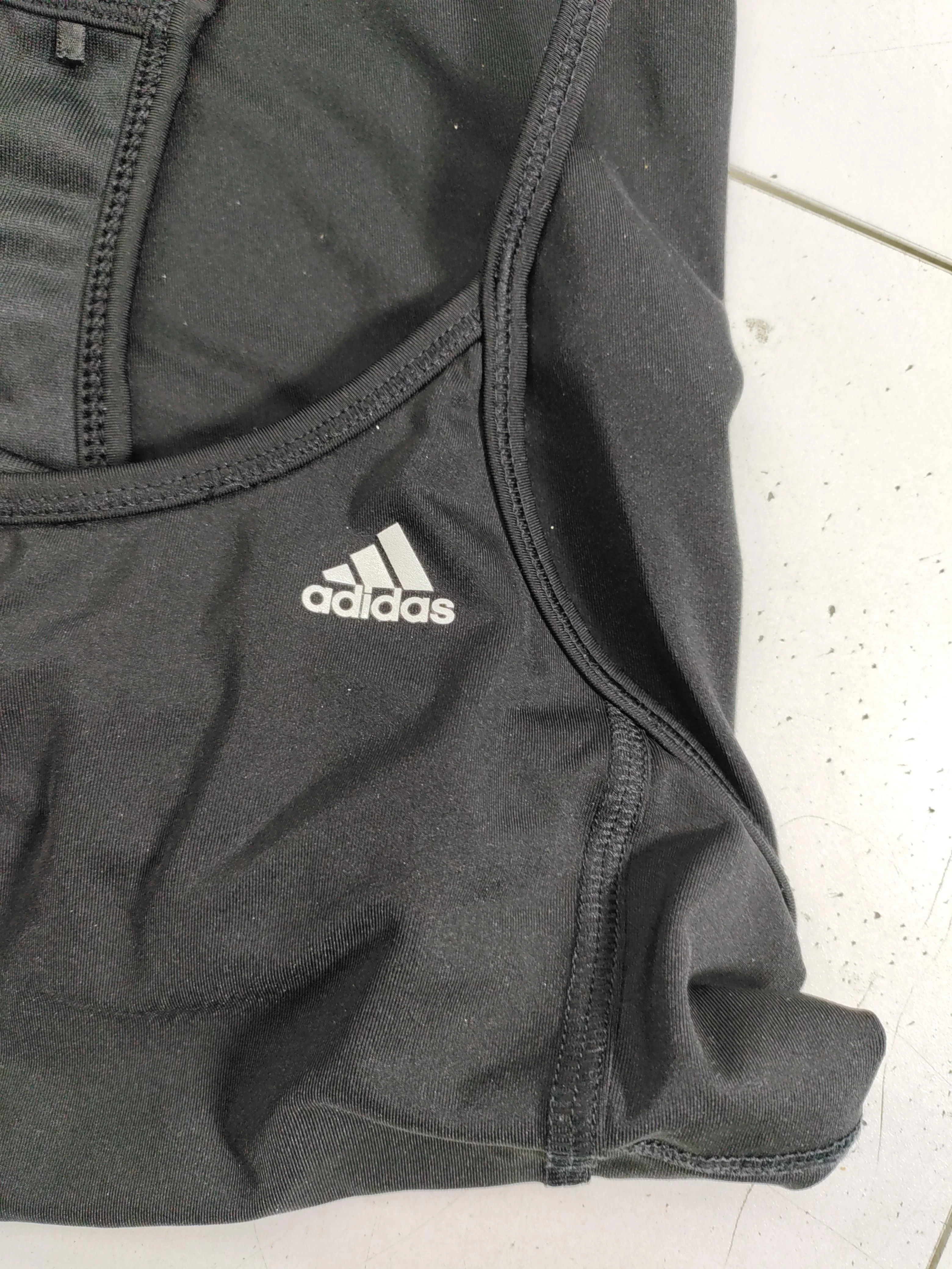 Adidas Women's T-Shirt S Black Polyester with Spandex, Elastane Sleeveless Basic - Image 6