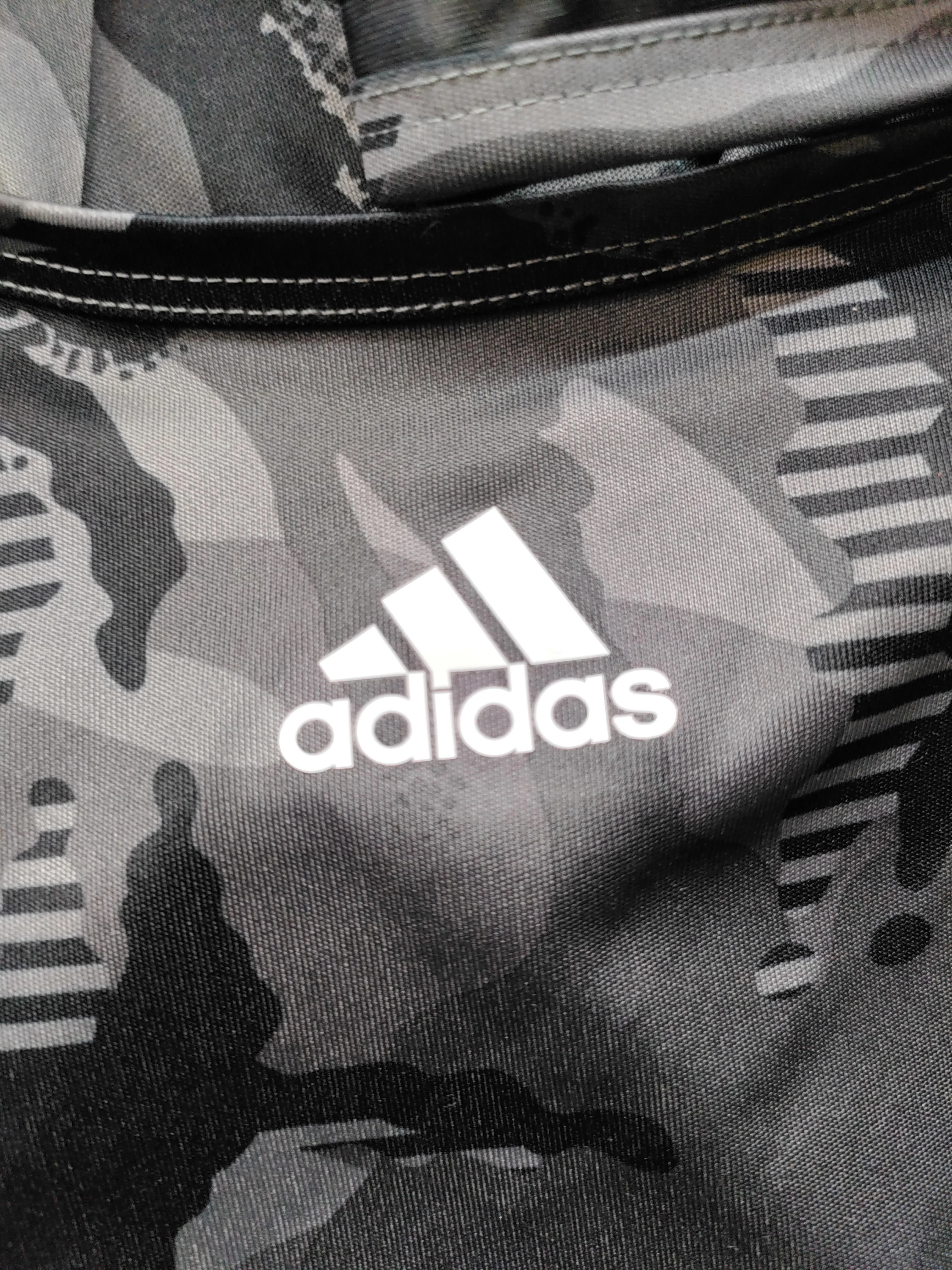 Adidas Women's T-Shirt S Grey Camo 100% Polyester Sleeveless Basic - Image 5
