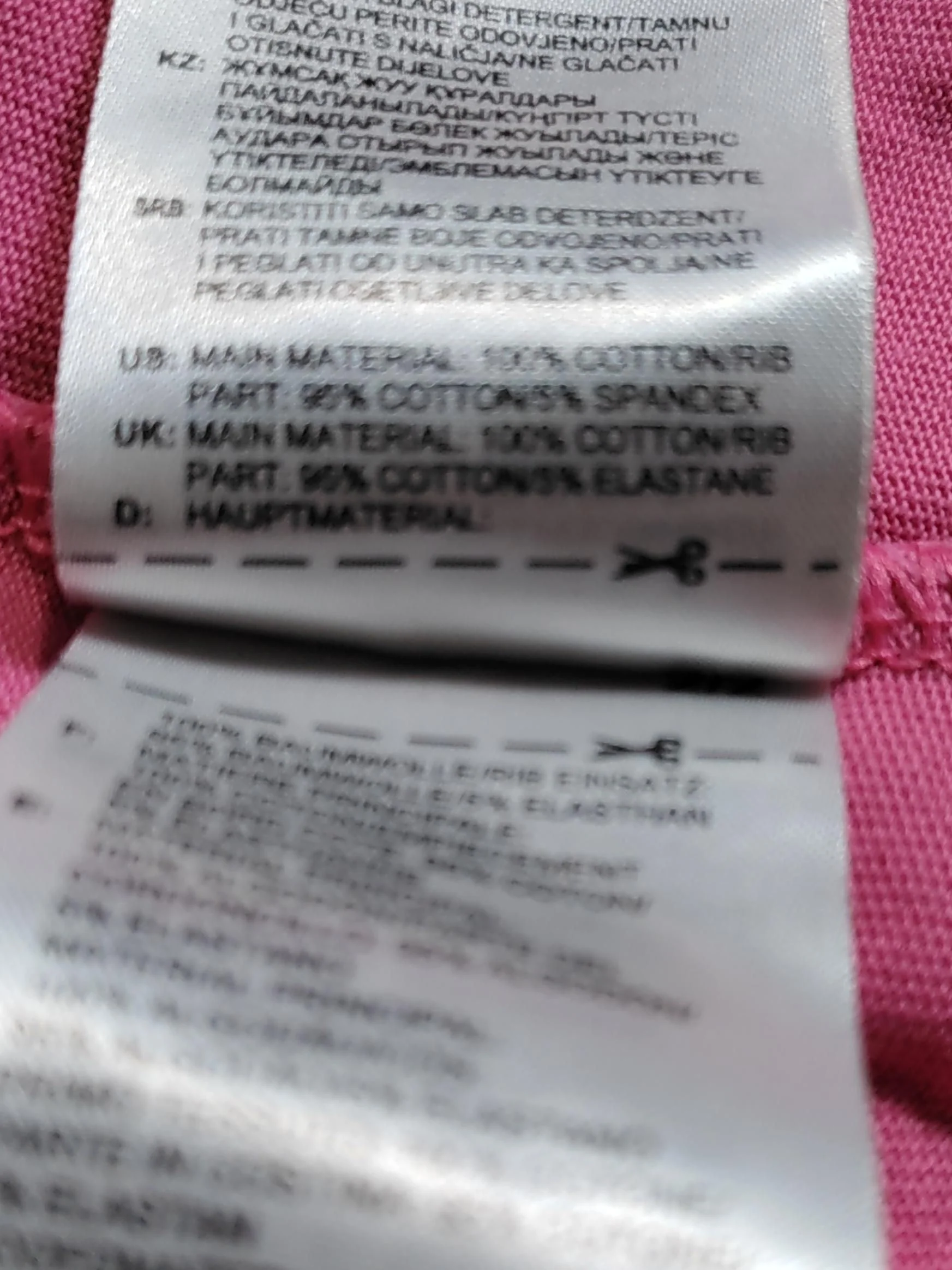 Adidas Women's T-Shirt S Pink Cotton with Elastane Short Sleeve Round Neck Basic - Image 6