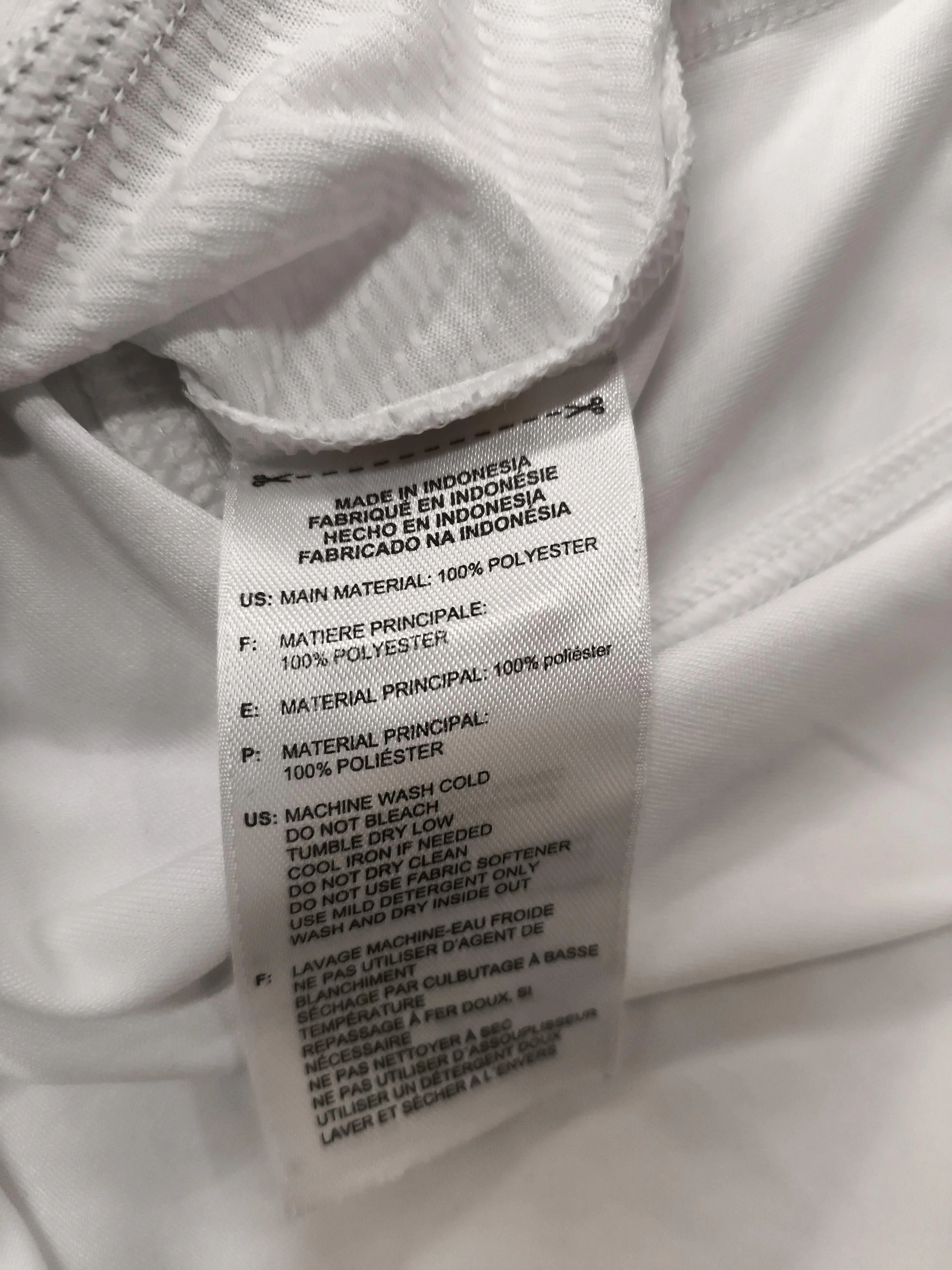 Adidas Women's T-Shirt S White 100% Polyester Basic - Image 6