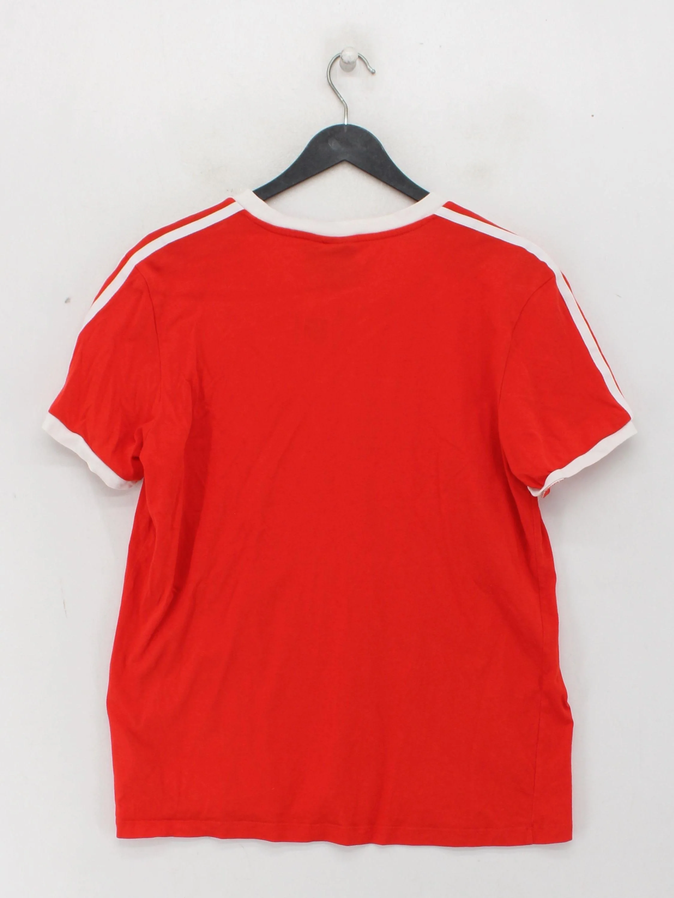 Adidas Women's T-Shirt UK 12 Red 100% Cotton Basic - Image 2