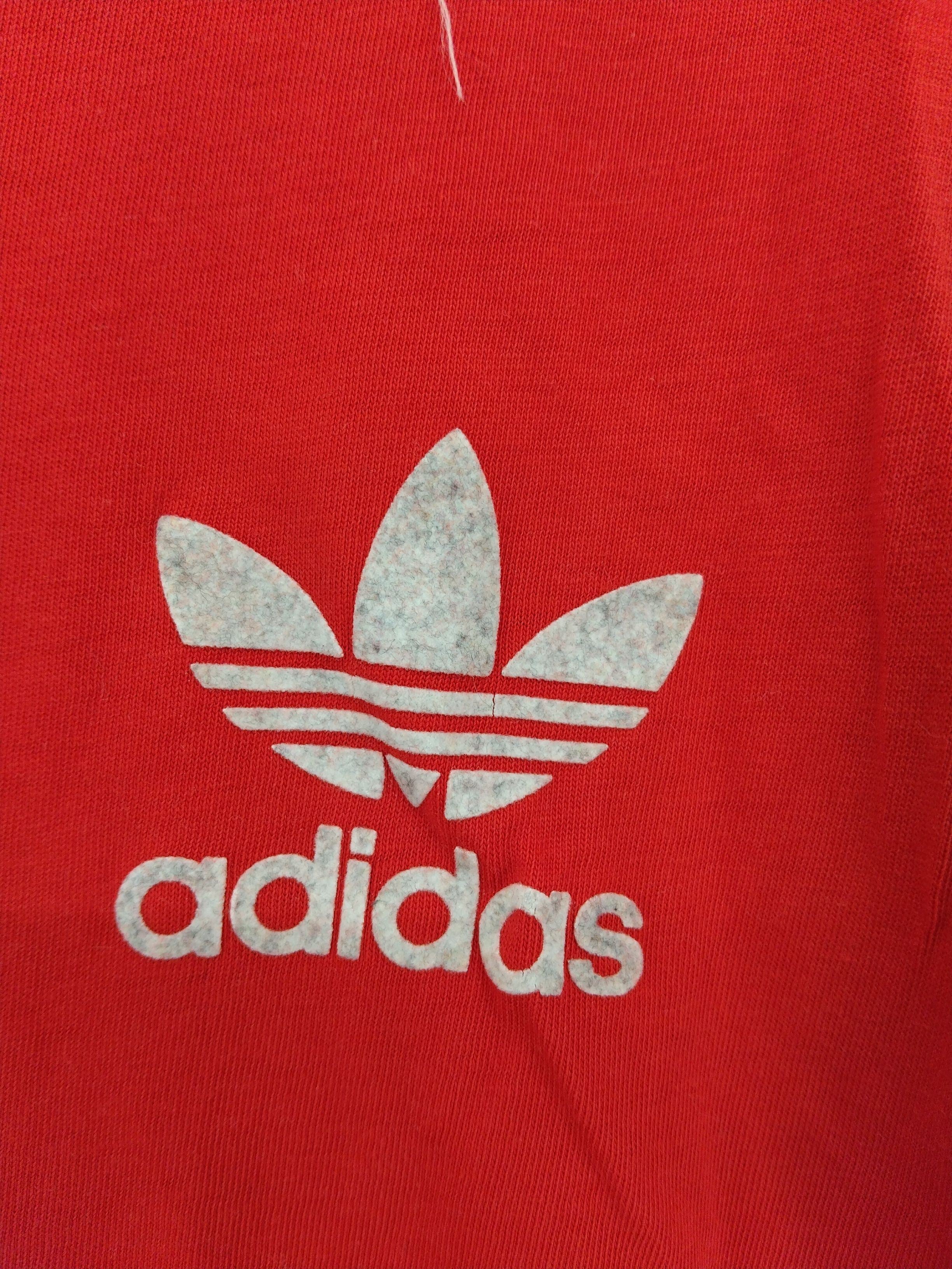 Adidas Women's T-Shirt UK 12 Red 100% Cotton Basic - Image 5