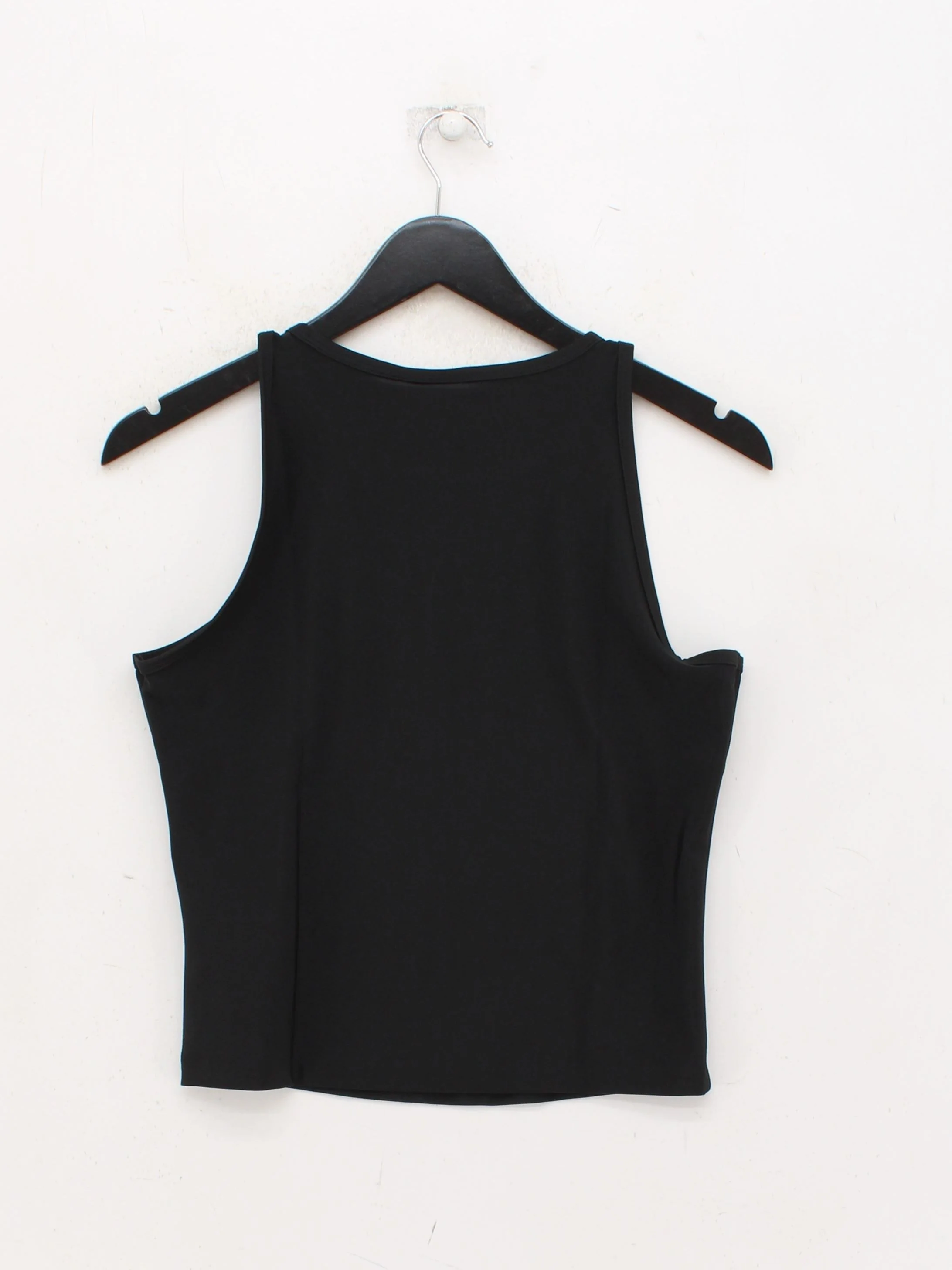 Adidas Women's T-Shirt UK 14 Black Polyester with Elastane Basic New with tags - Image 2