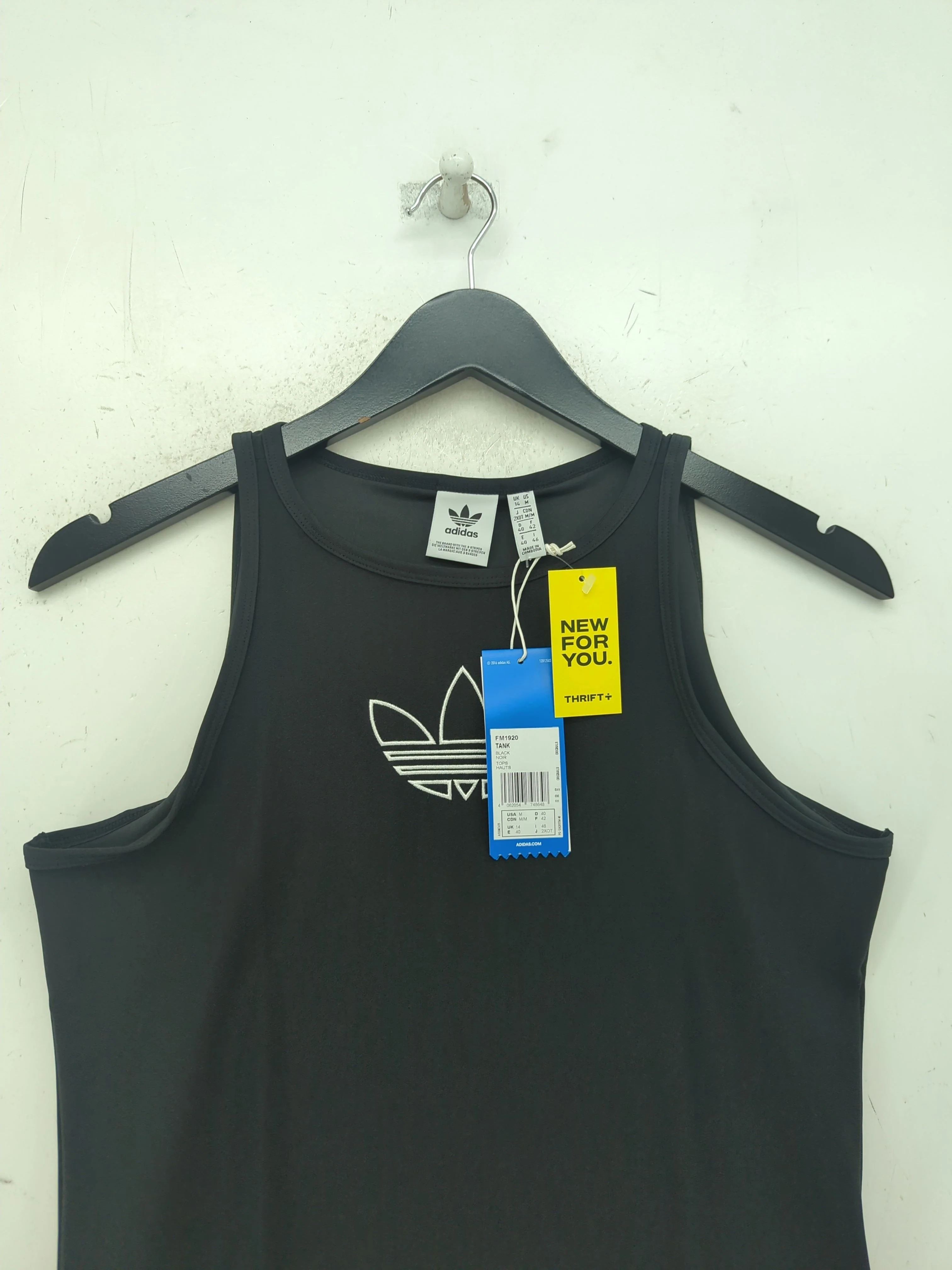 Adidas Women's T-Shirt UK 14 Black Polyester with Elastane Basic New with tags - Image 3