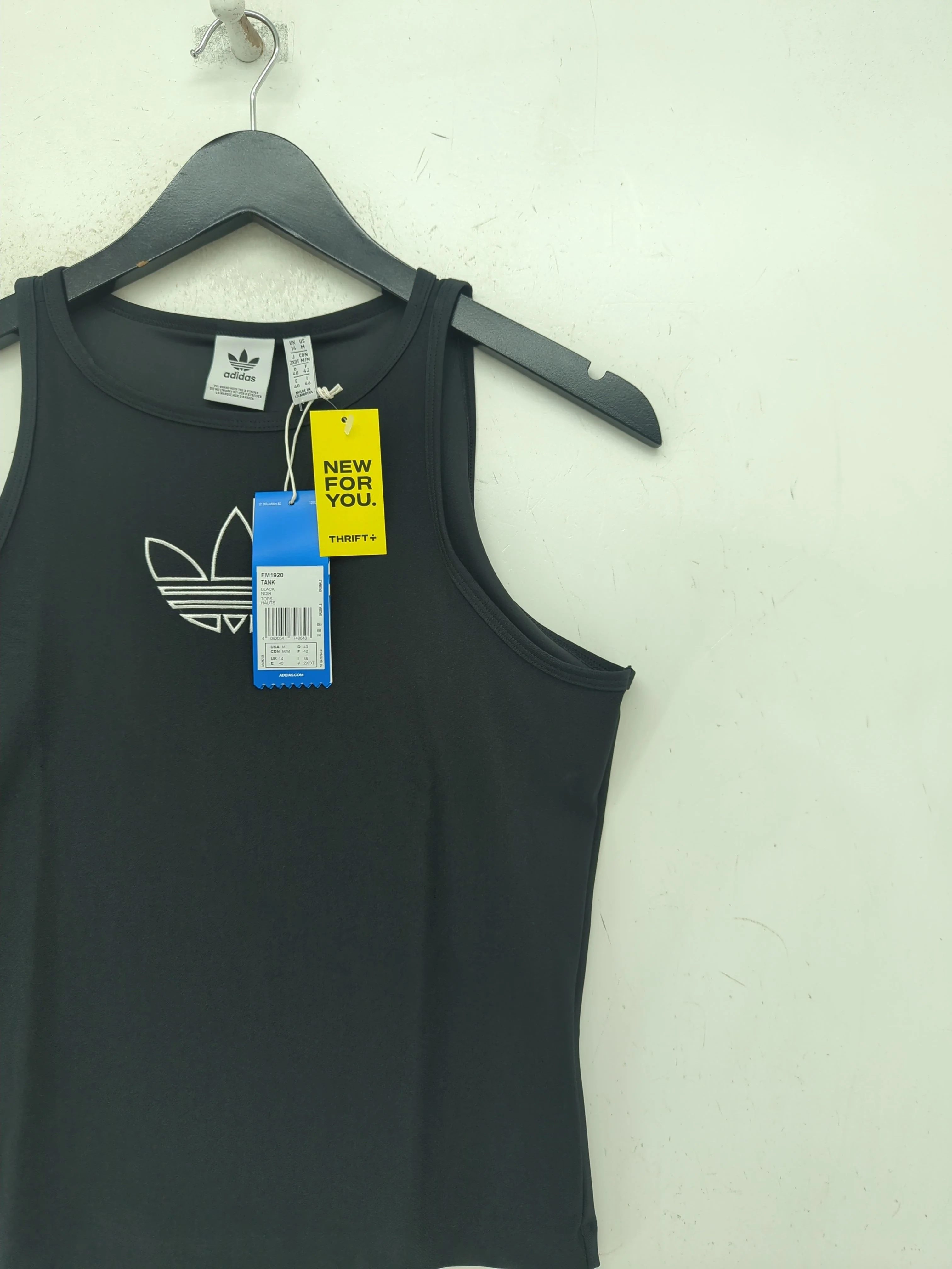 Adidas Women's T-Shirt UK 14 Black Polyester with Elastane Basic New with tags - Image 4