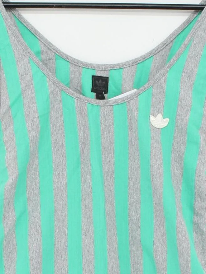 Adidas Women's T-Shirt UK 14 Multi Cotton with Polyester Basic - Image 3
