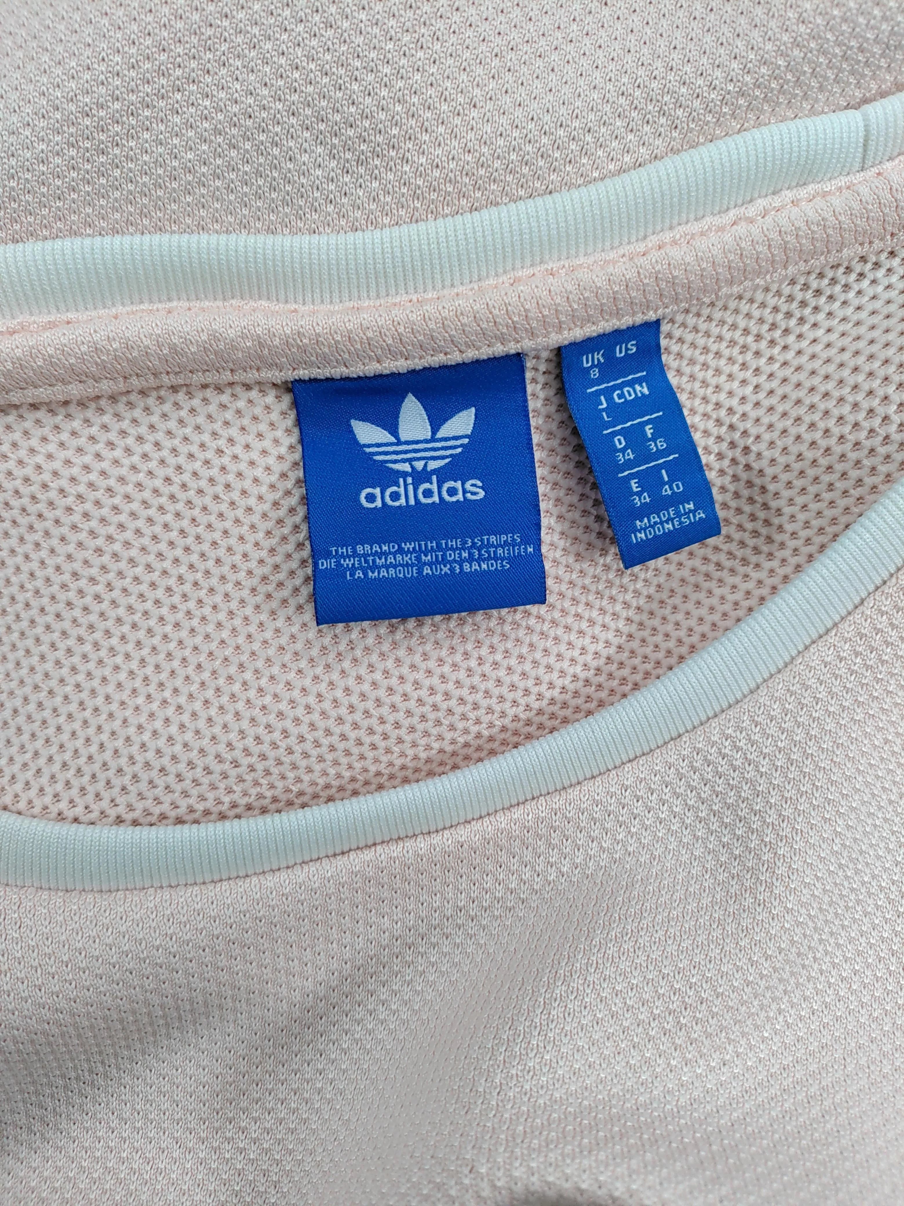 Adidas Women's T-Shirt UK 8 Pink 100% Polyester Basic - Image 6