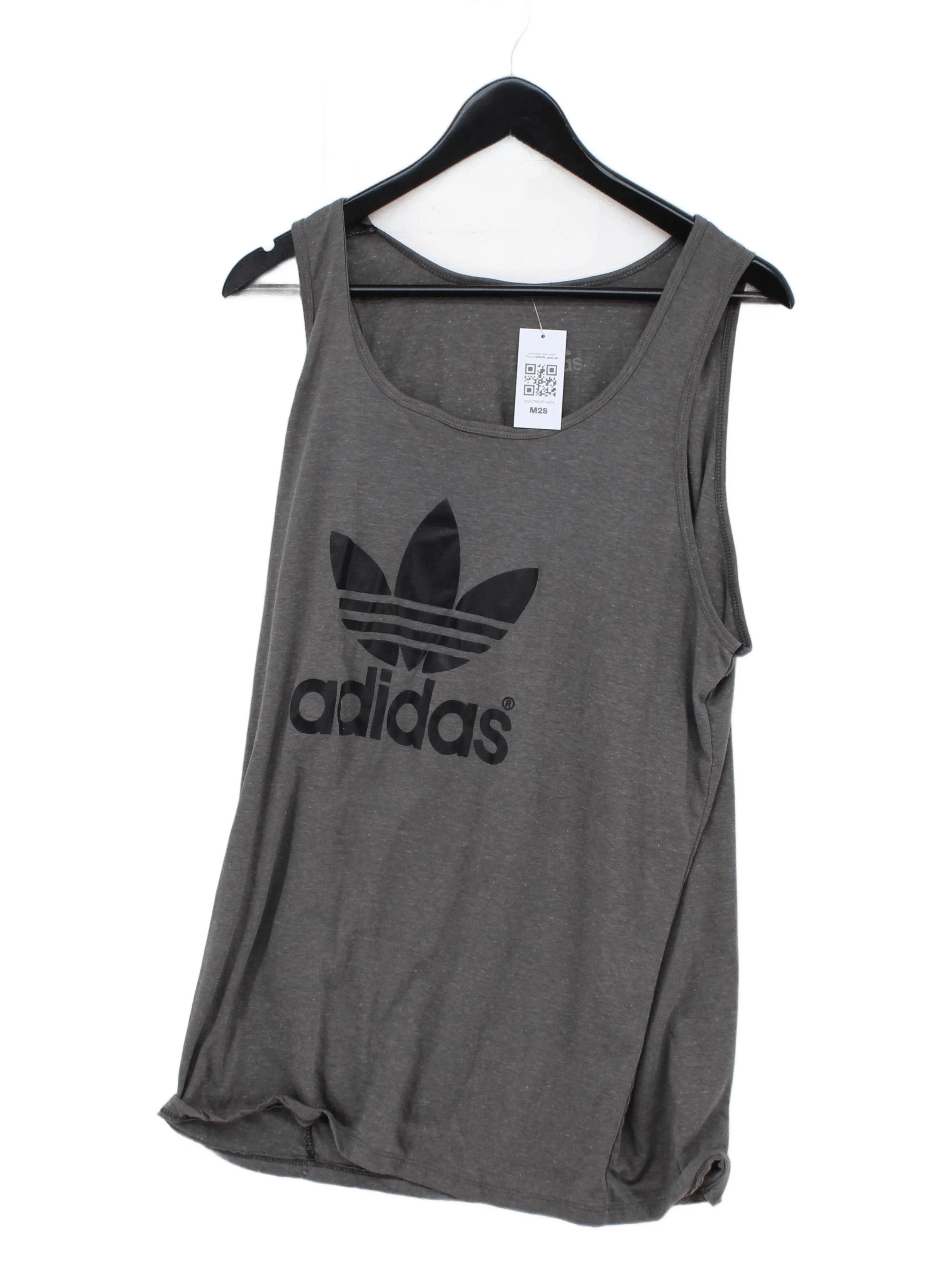 Adidas Women's T-Shirt XL Grey 100% Other Sleeveless Basic