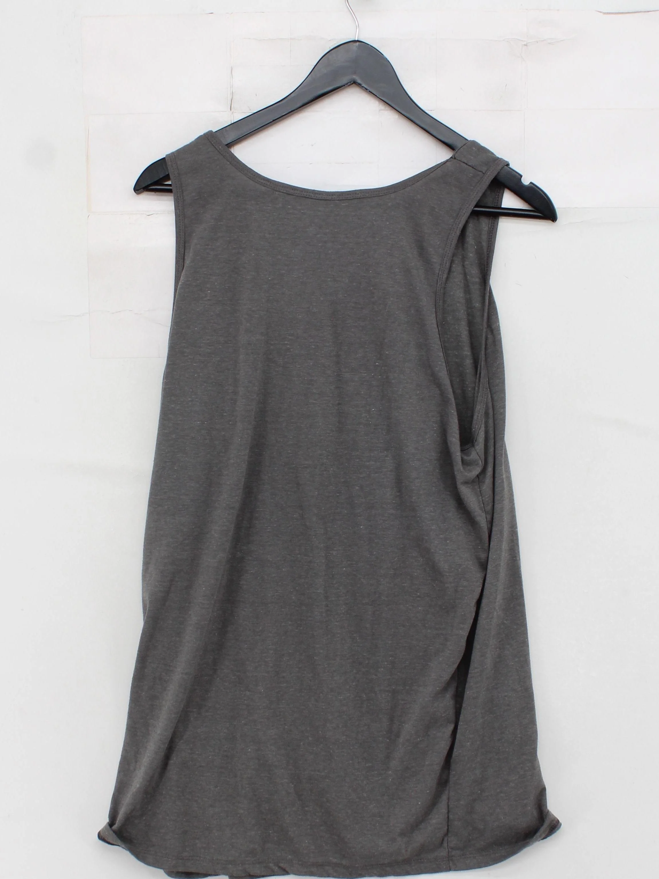 Adidas Women's T-Shirt XL Grey 100% Other Sleeveless Basic - Image 2
