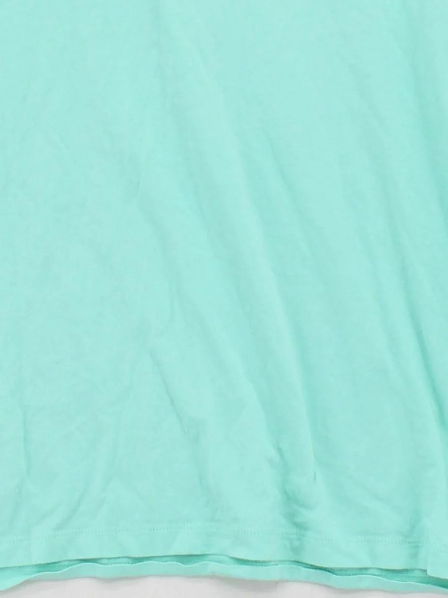 Adidas Women's T-Shirt XS Green 100% Cotton Short Sleeve Round Neck Basic - Image 4