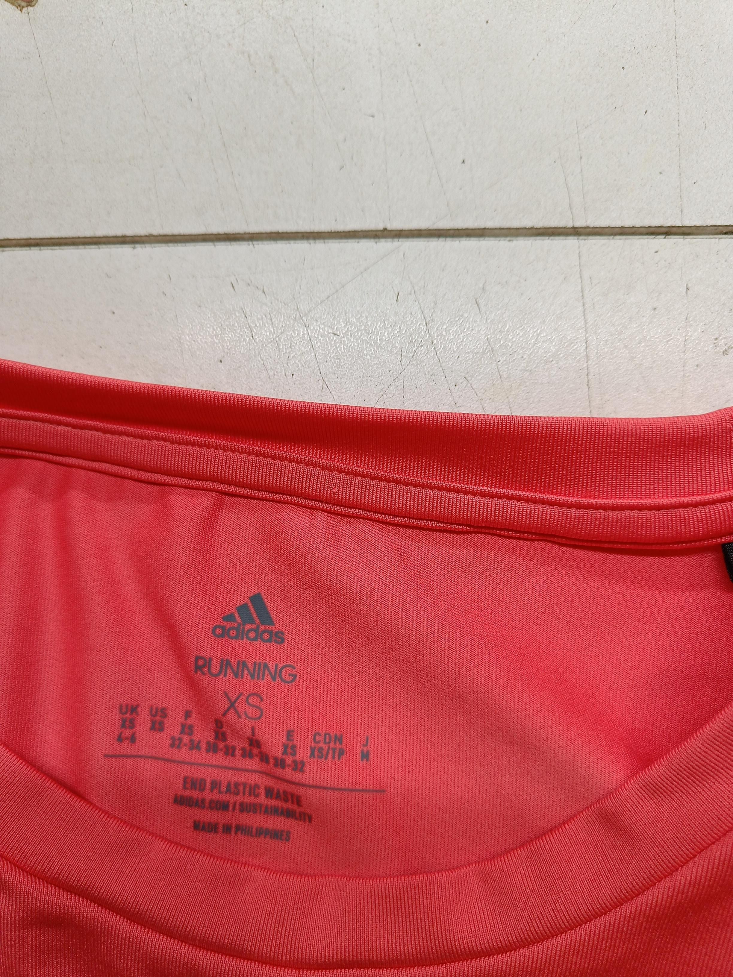 Adidas Women's T-Shirt XS Pink Polyester with Elastane Basic - Image 5