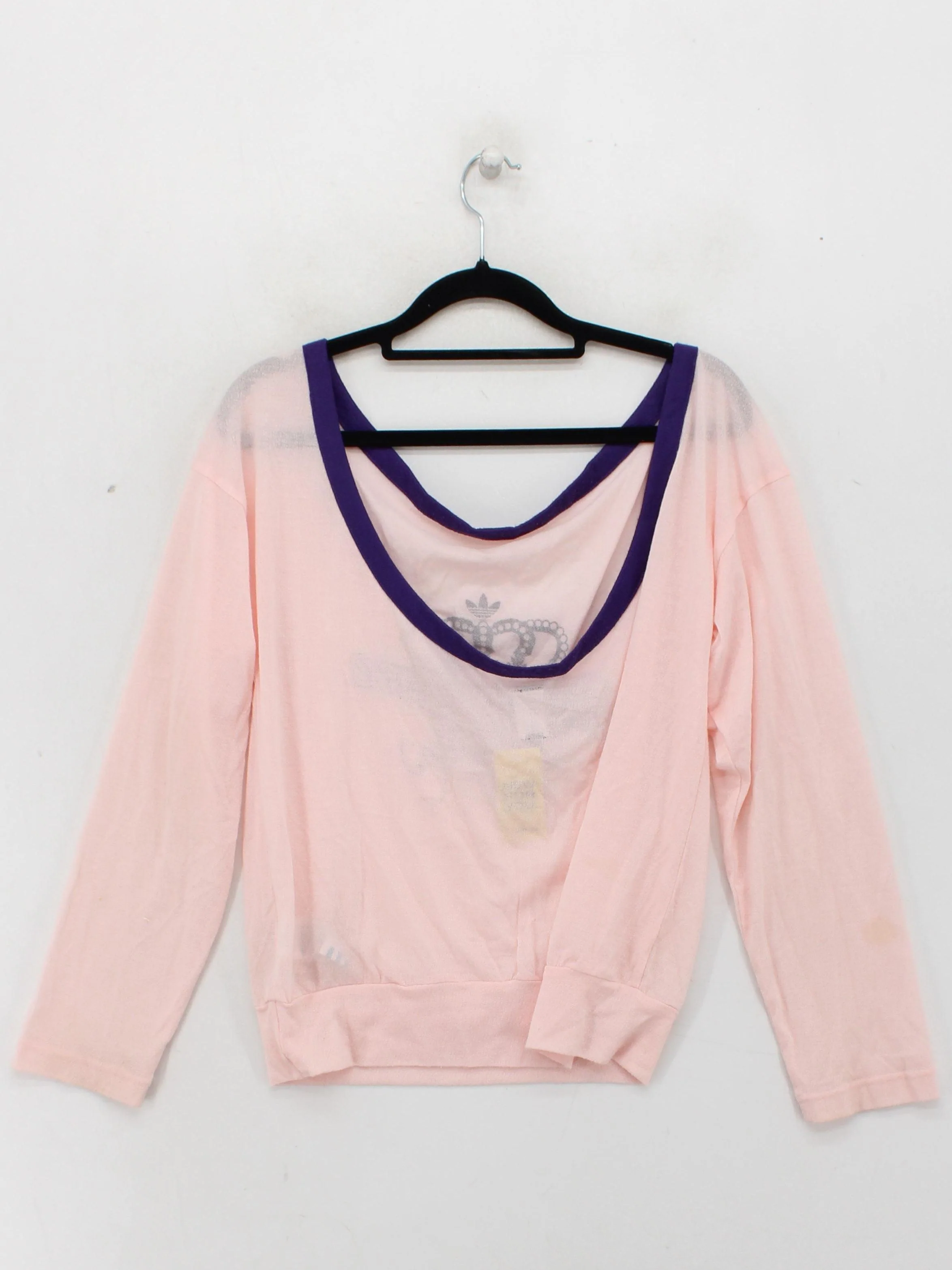 Adidas Women's Top UK 10 Pink 100% Polyester Basic - Image 2