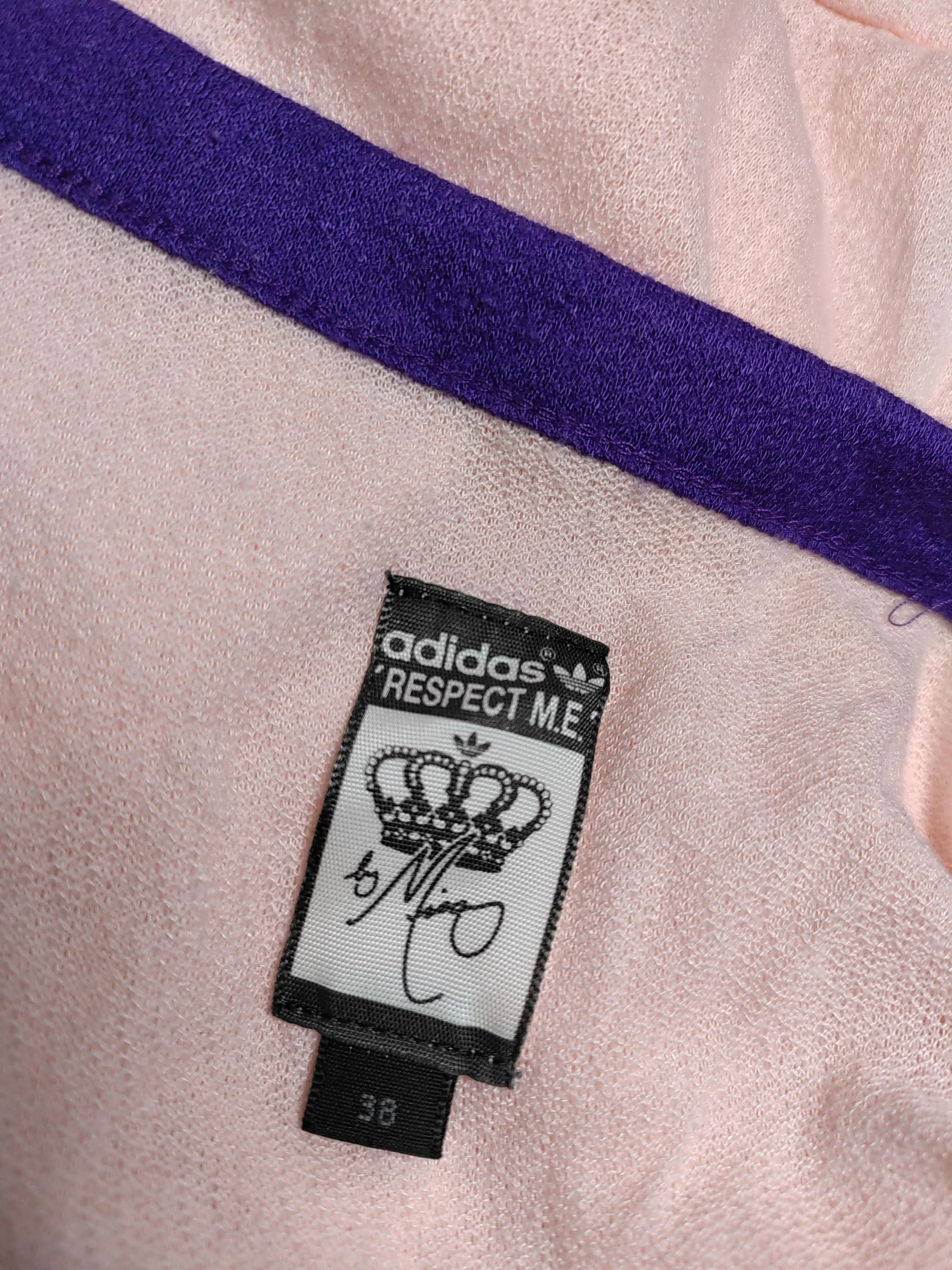 Adidas Women's Top UK 10 Pink 100% Polyester Basic - Image 5