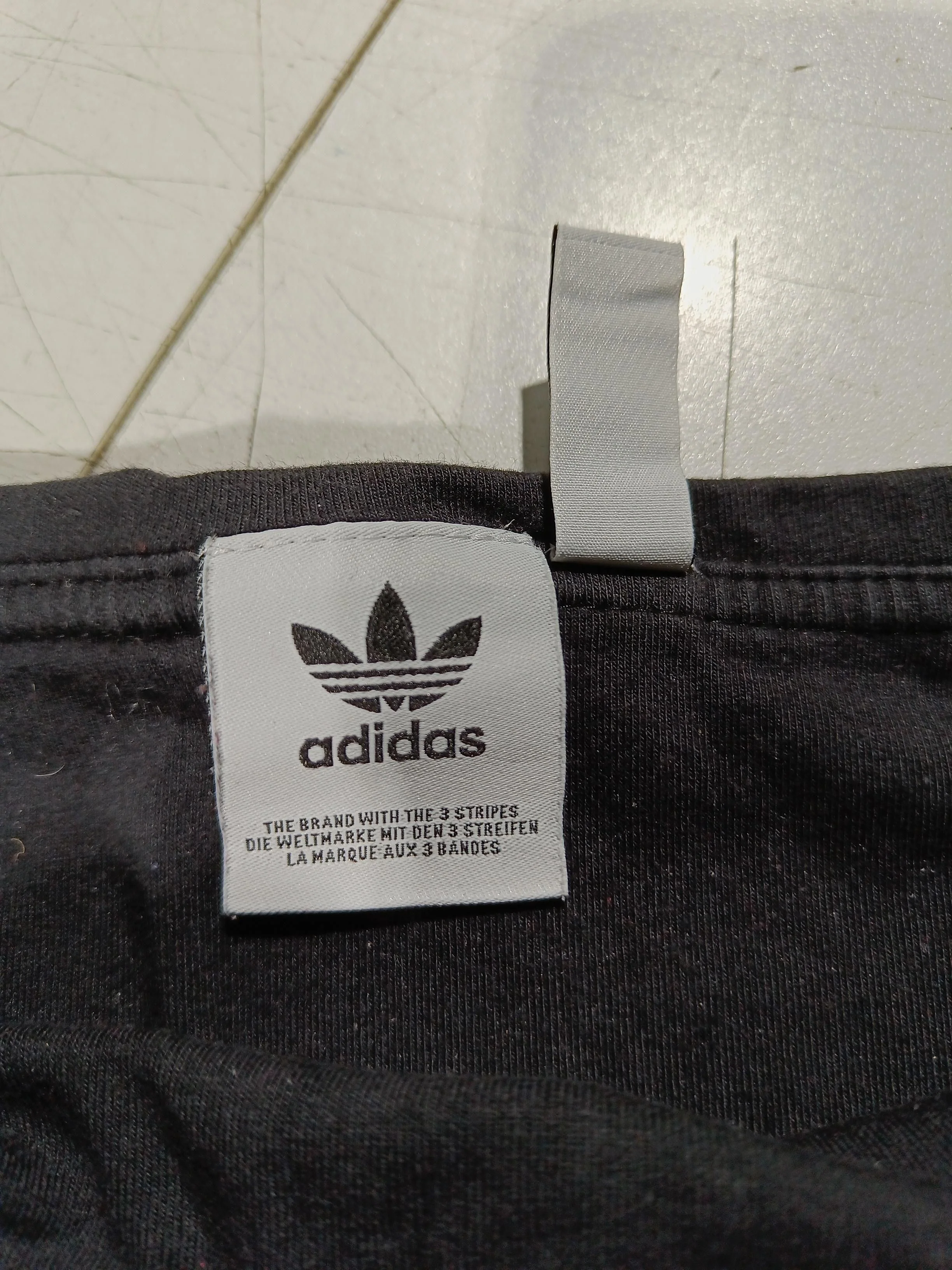 Adidas Women's Top UK 8 Black 100% Cotton Sleeveless Round Neck Cropped - Image 5