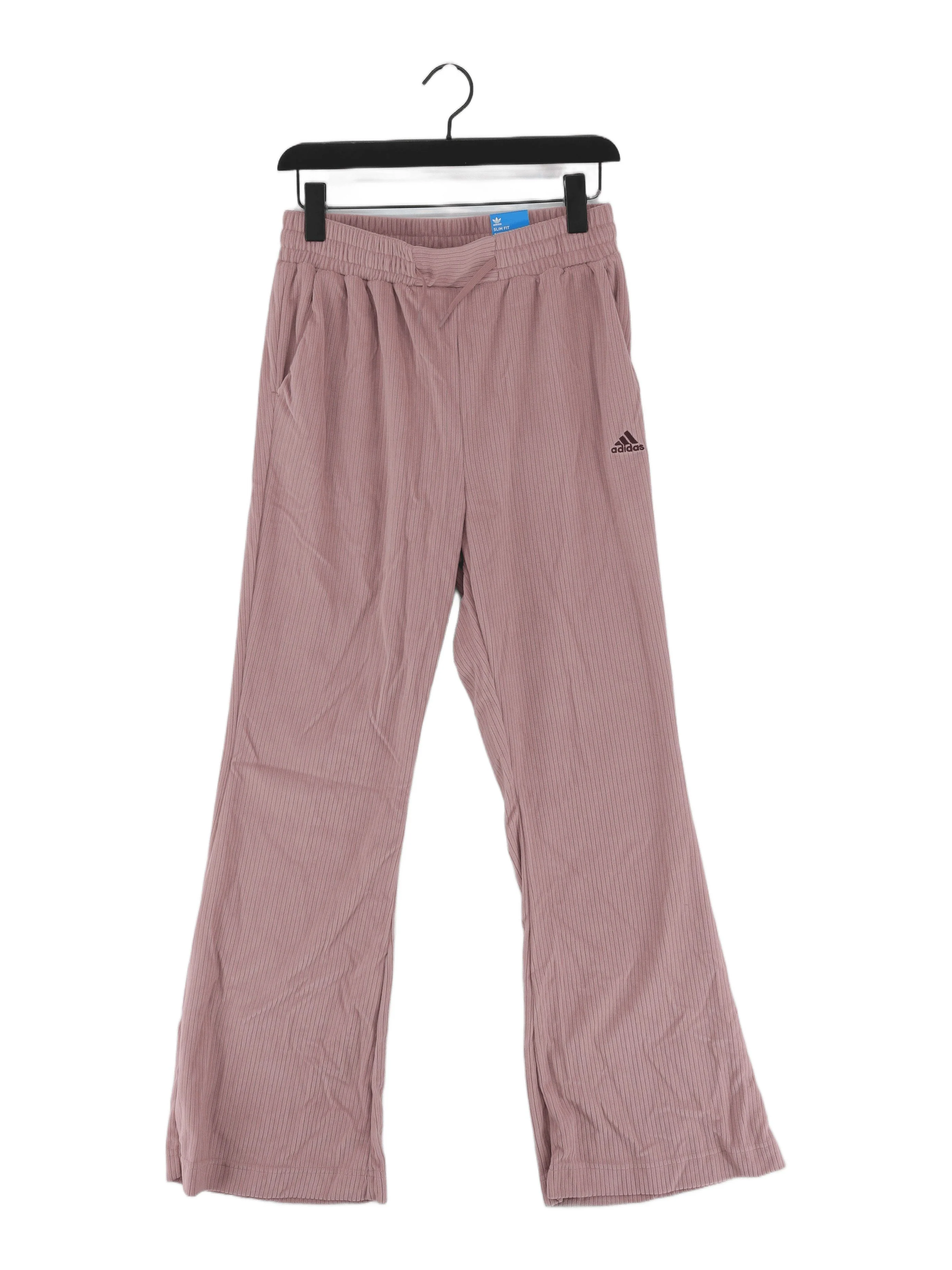 Adidas Women's Trousers UK 12 Purple 100% Polyester Flared Chino New with tags