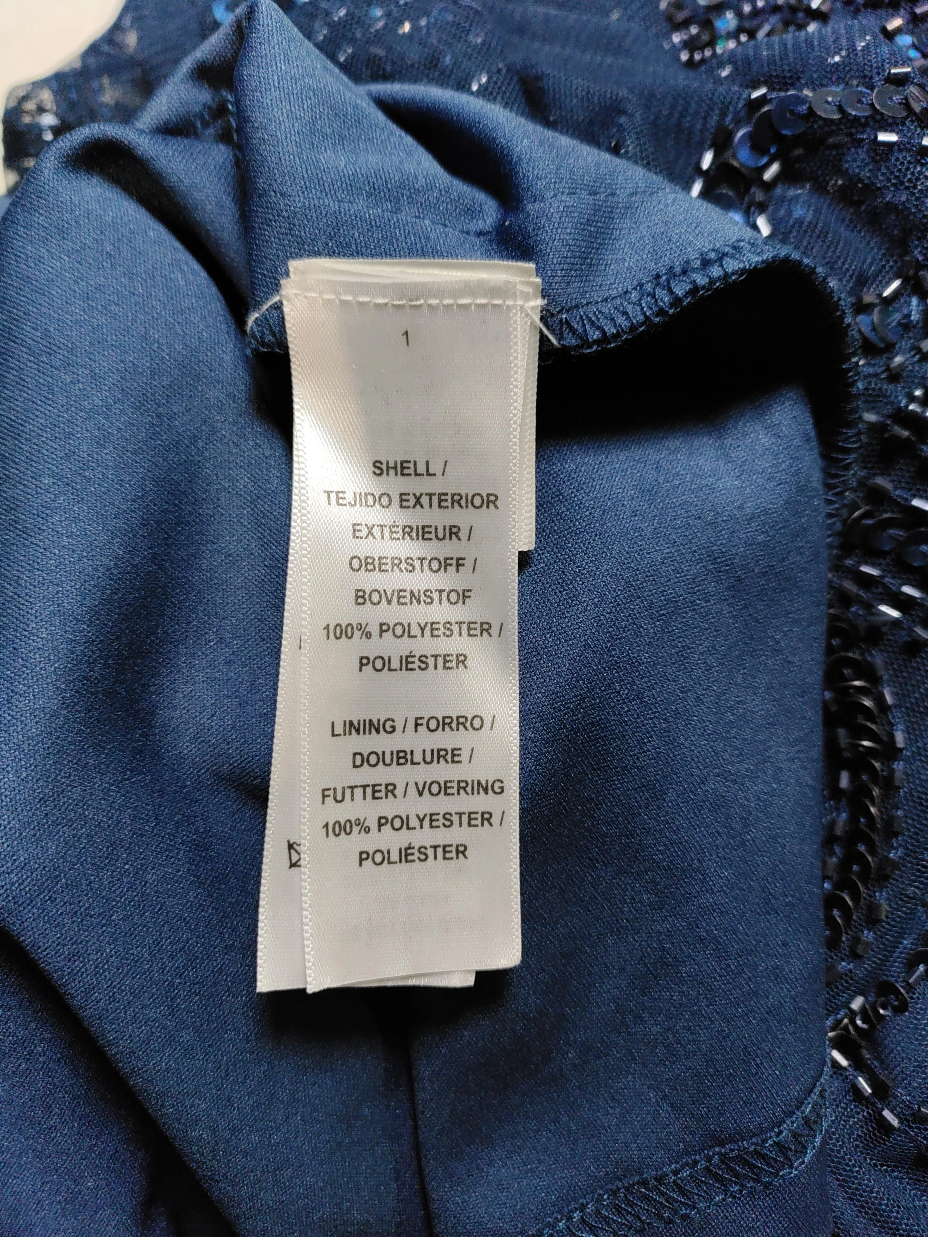 Adrianna Papell Bodycon Midi Dress UK10 in Blue - Image 6
