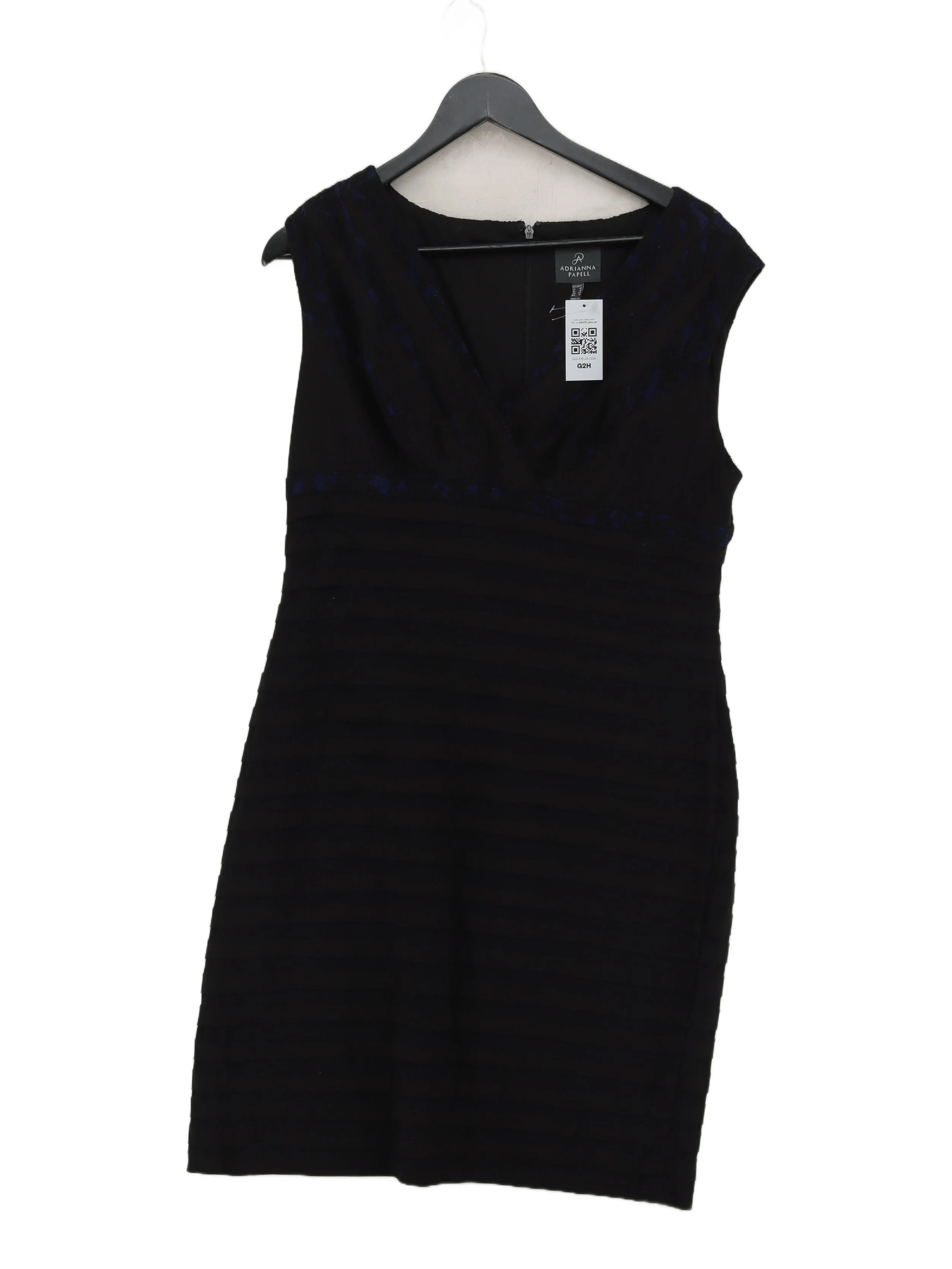 Adrianna Papell Bodycon Mini Dress UK14 in Black