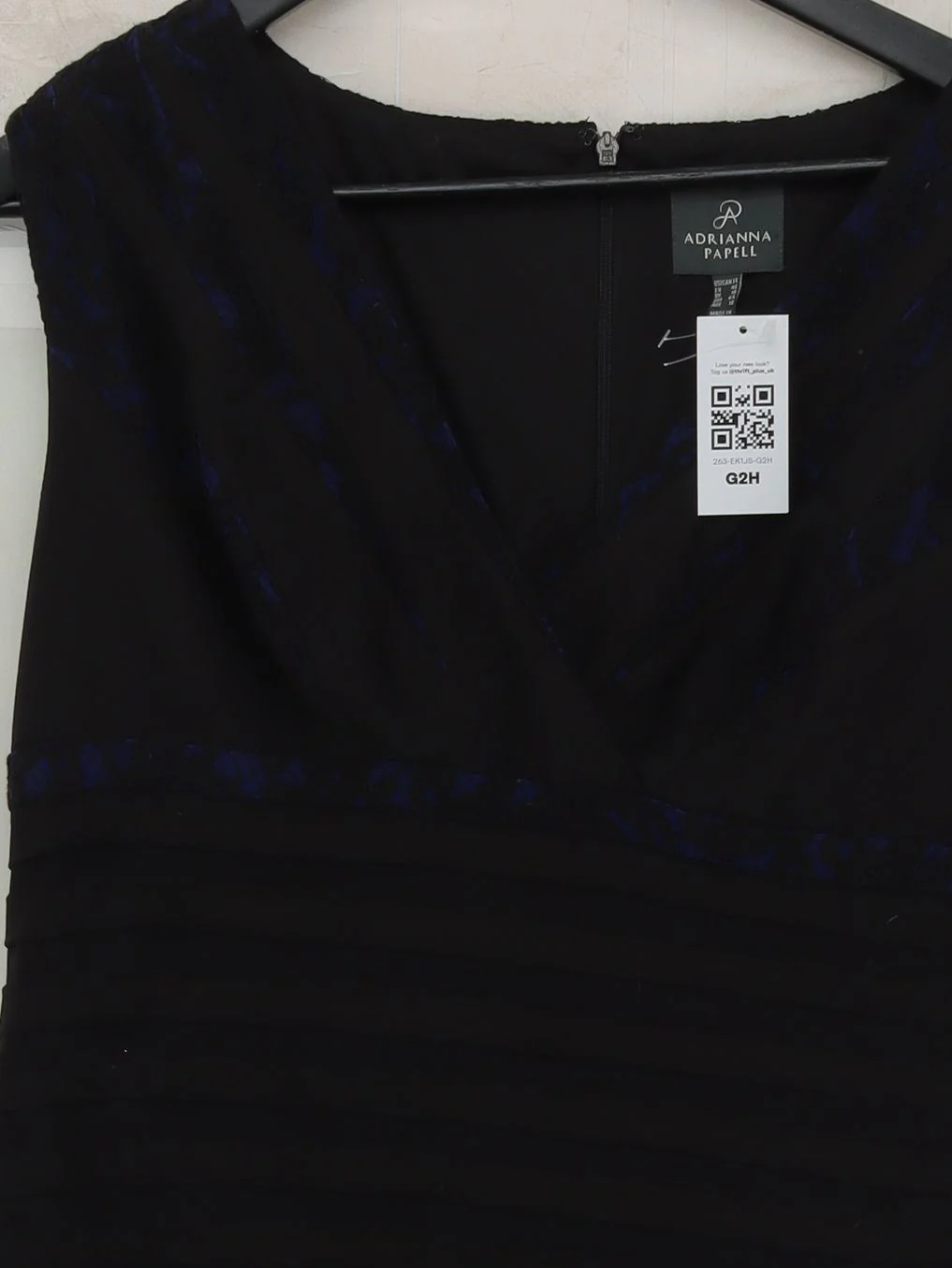 Adrianna Papell Bodycon Mini Dress UK14 in Black - Image 3