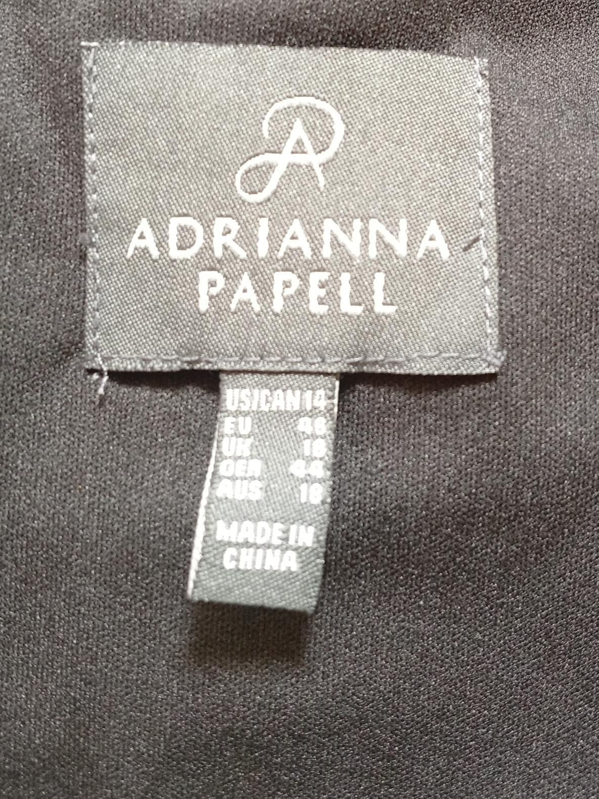 Adrianna Papell Bodycon Mini Dress UK14 in Black - Image 5