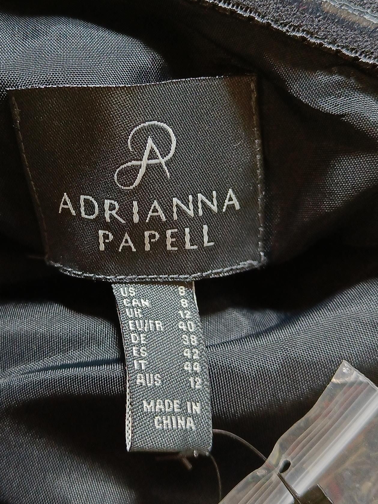 Adrianna Papell Maxi Dress UK12 in Black - Image 5