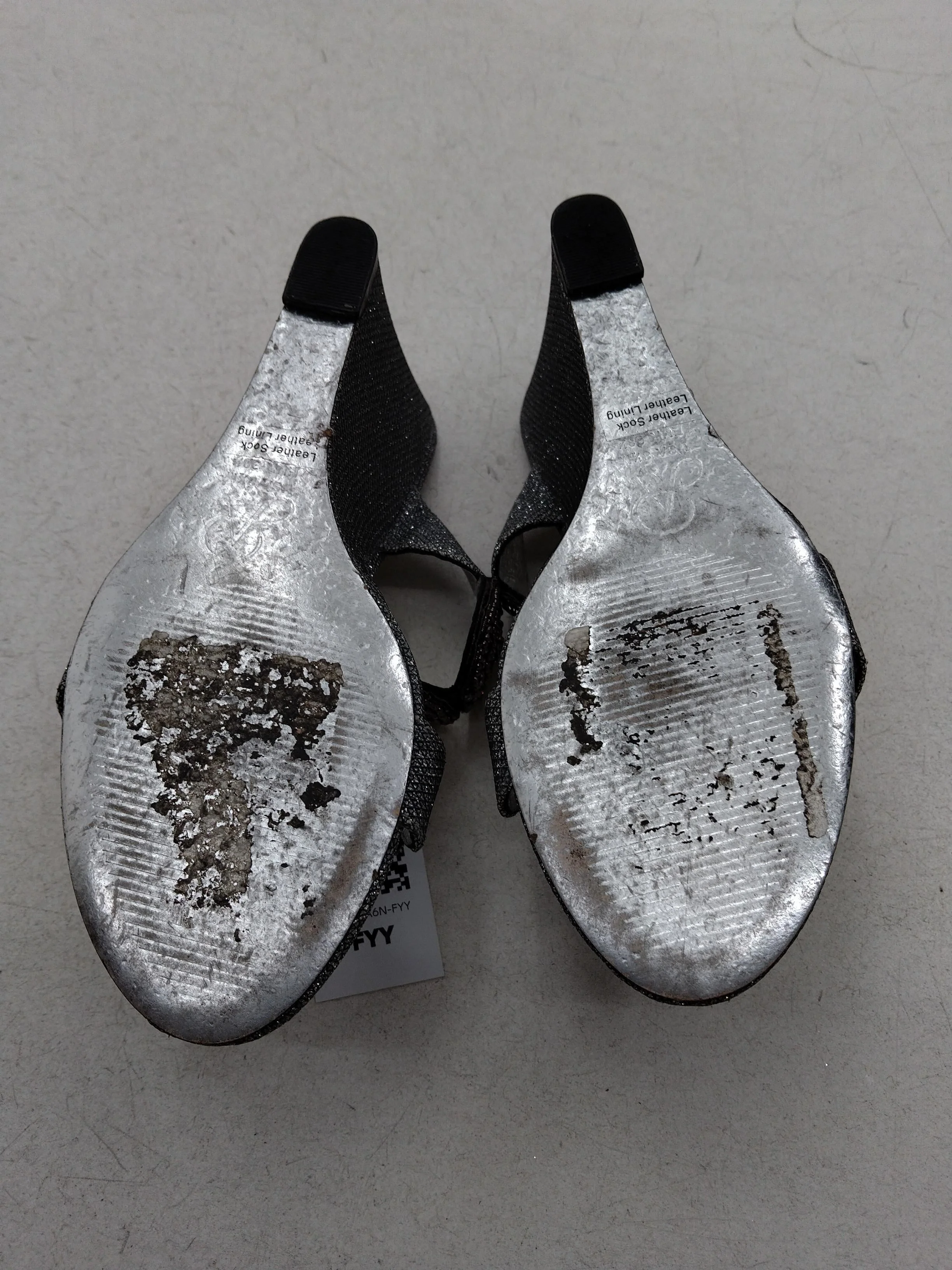 Adrianna Papell Women's Sandals UK 5.5 Silver 100% Leather Slider - Image 7
