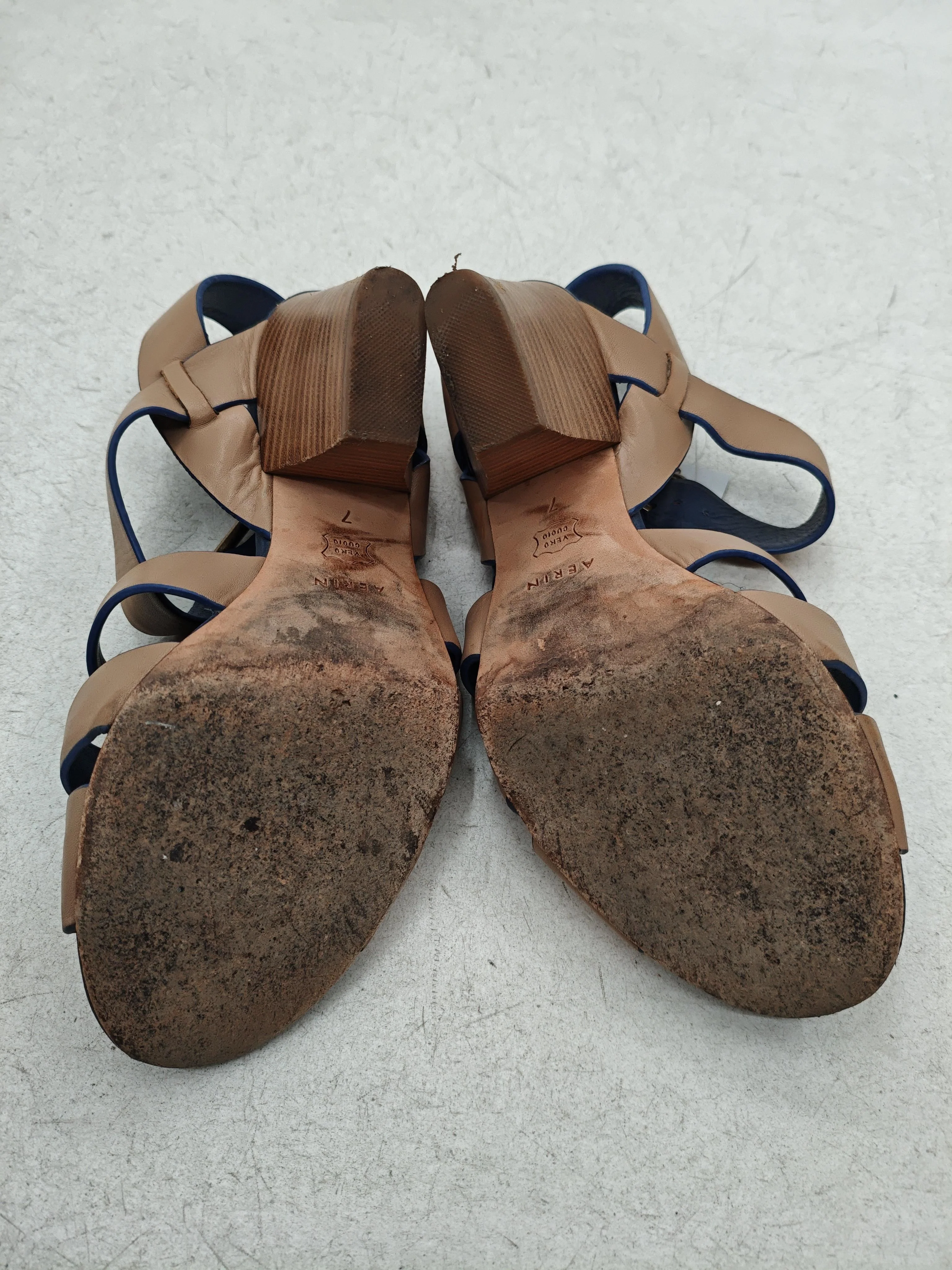 Aerin Women's Sandals UK 7 Tan 100% Leather Strappy - Image 7